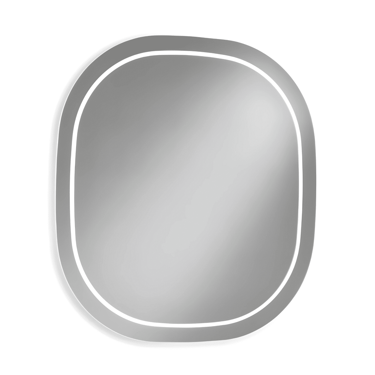 Mobile da bagno sospeso "Opus" 2 cassetti in legno lavabo e specchio Led - MondoViro