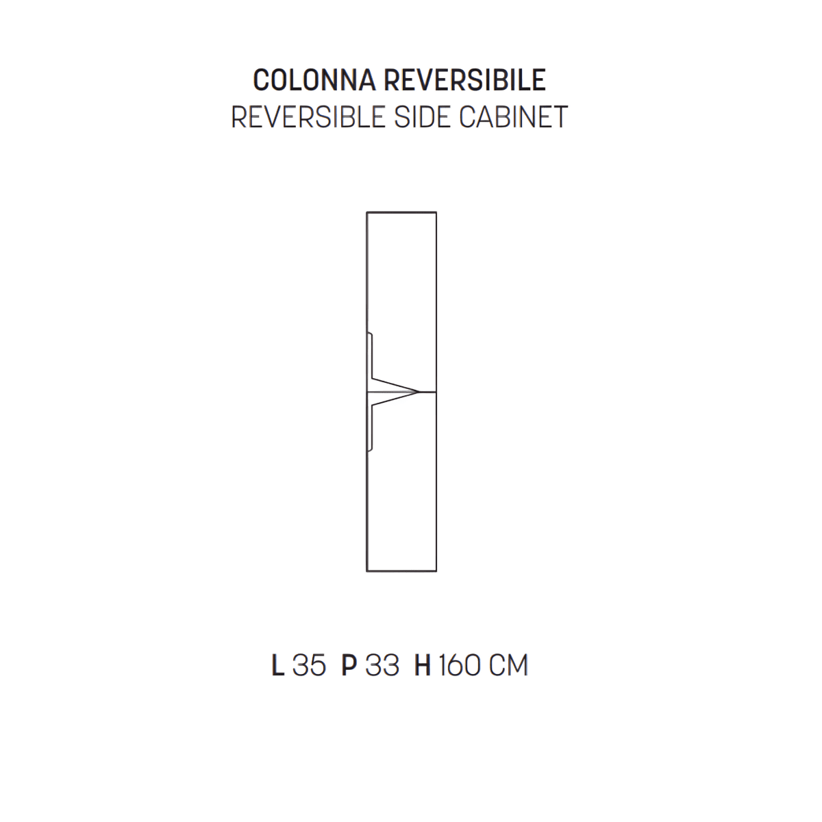 Mobile da bagno sospeso "Empire" con 2 cassetti 1 colonna lavabo e specchio Led - MondoViro