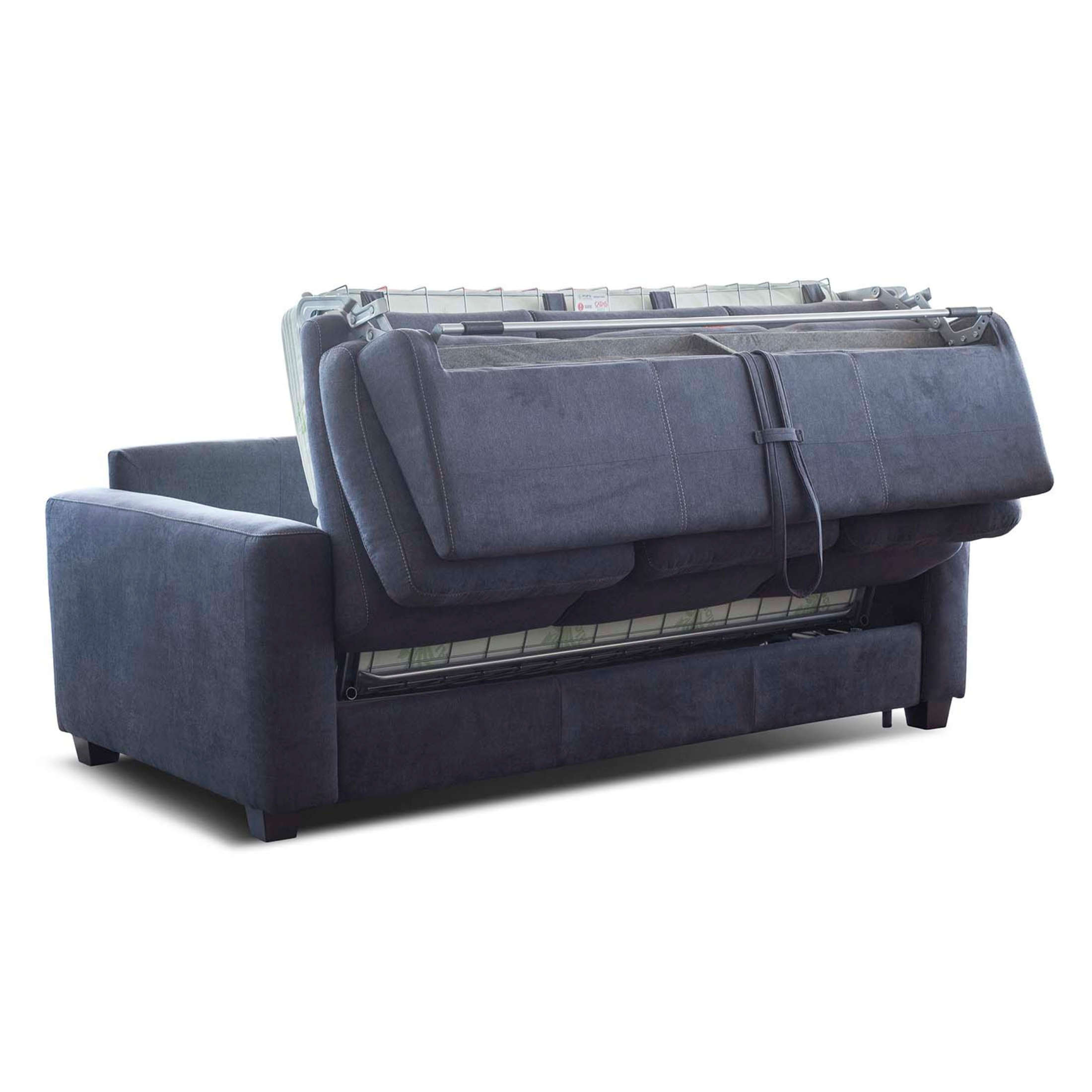 "Turchese" 3-seater double sofa bed, water-repellent and stain-resistant fabric, 208x102 cm, 97h