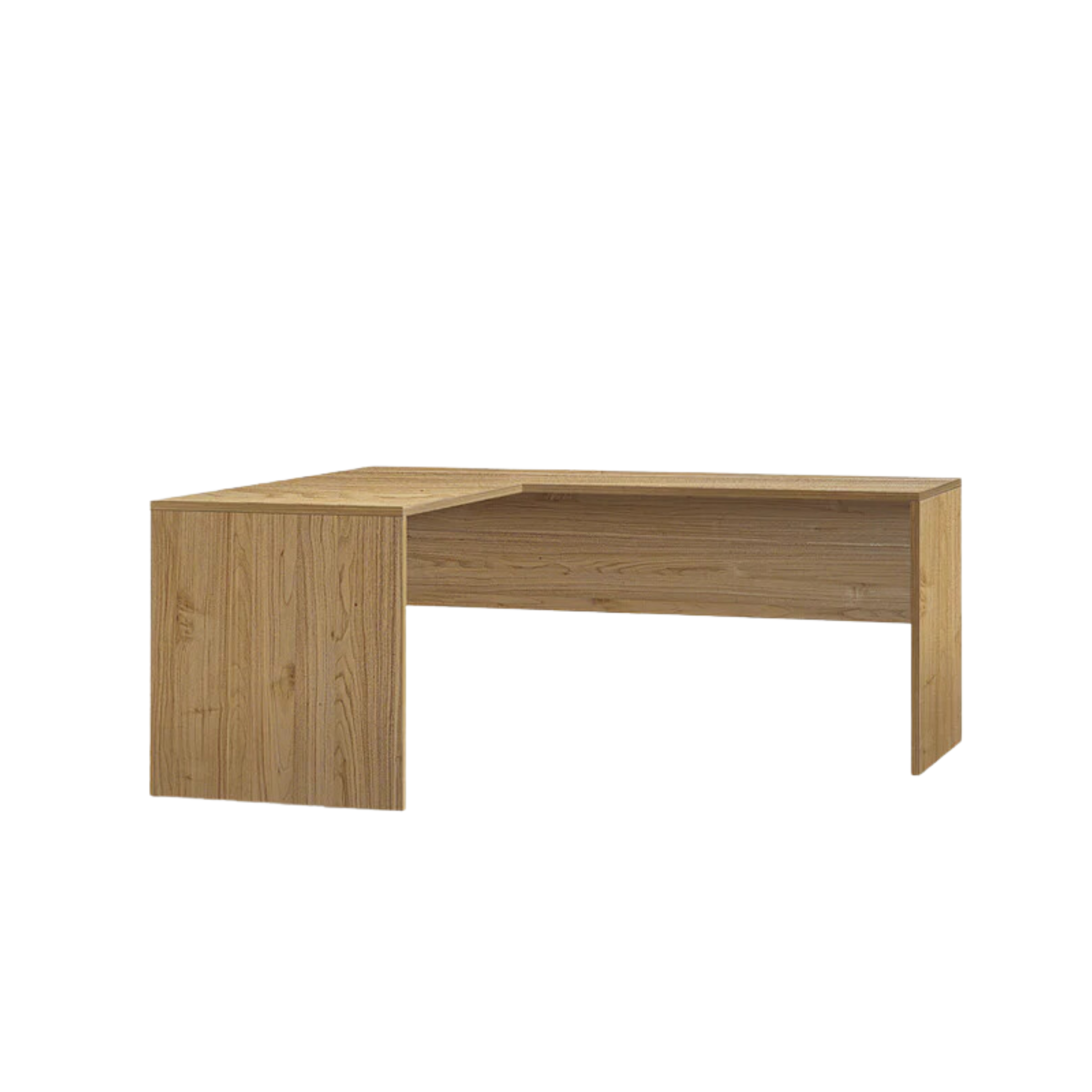 "Asia" wooden corner desk for office, 180x169 cm, 76h
