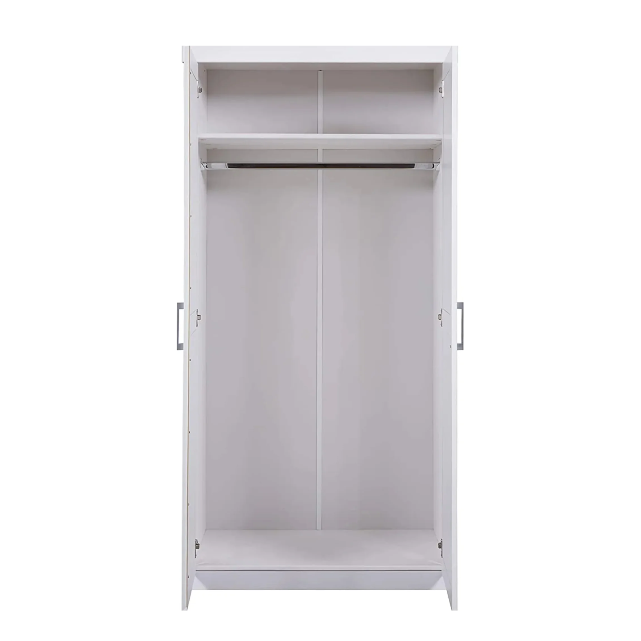 "E100" solid wood wardrobe with 2 doors, 95x55 cm, h190 cm