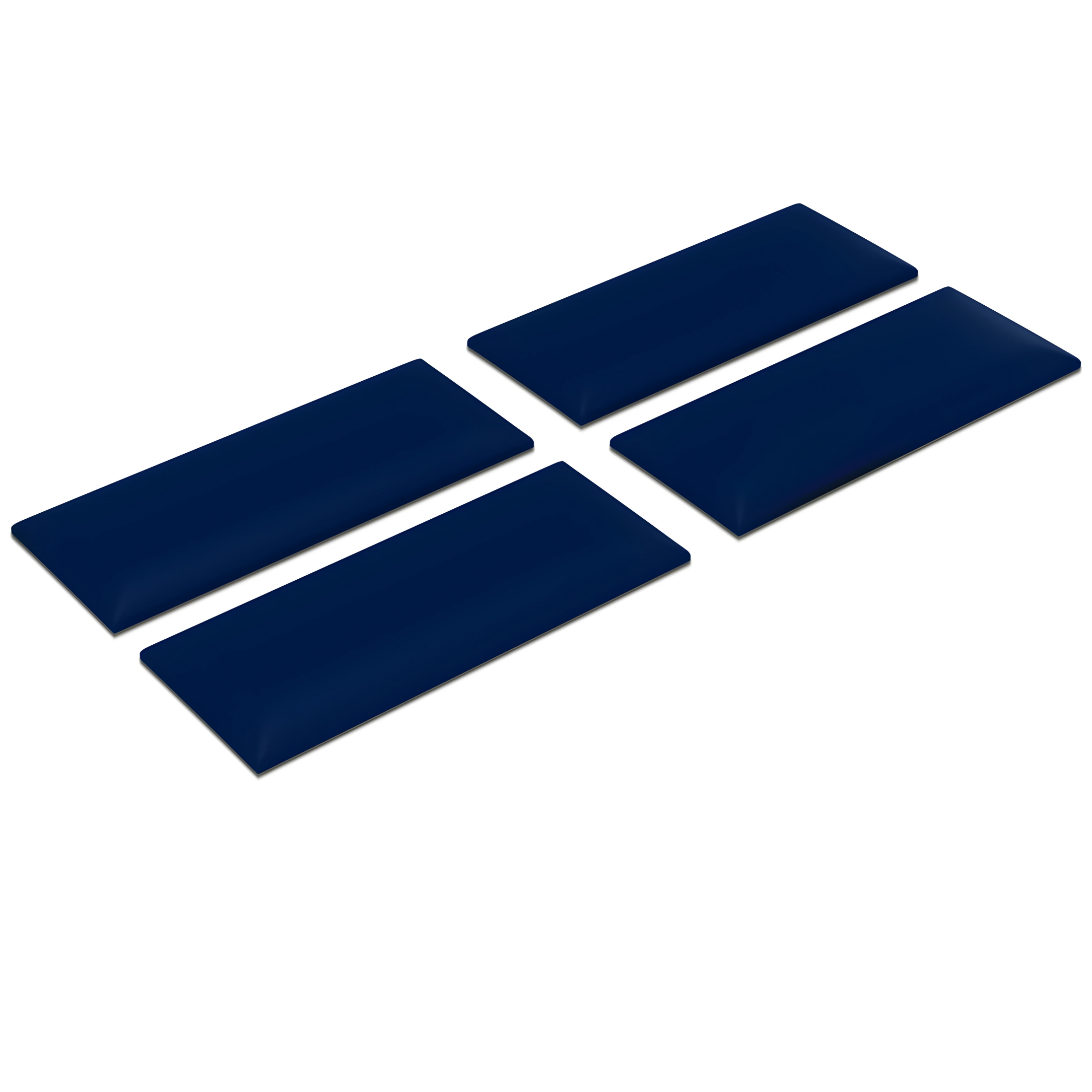 Set of 4 modern padded wall panels "Mamo Wall" bedroom wall covering