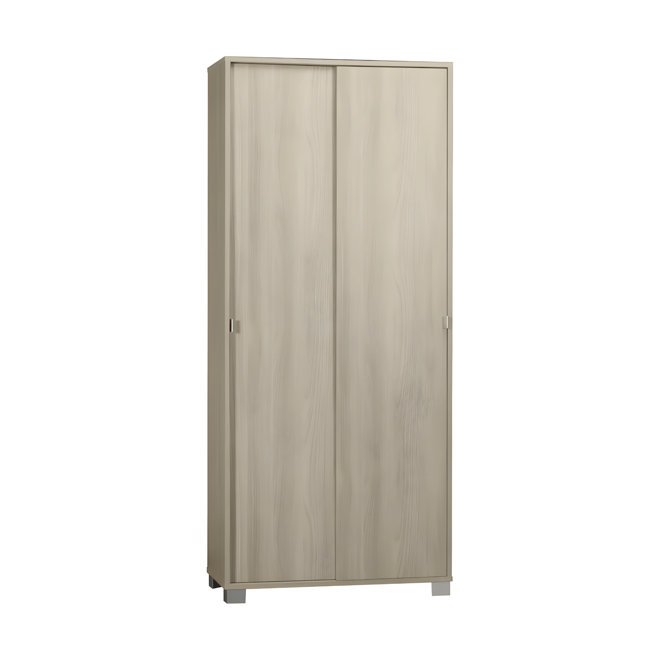 "Slide" 2-door wooden wardrobe with sliding doors, 82x41 cm, 190 cm high