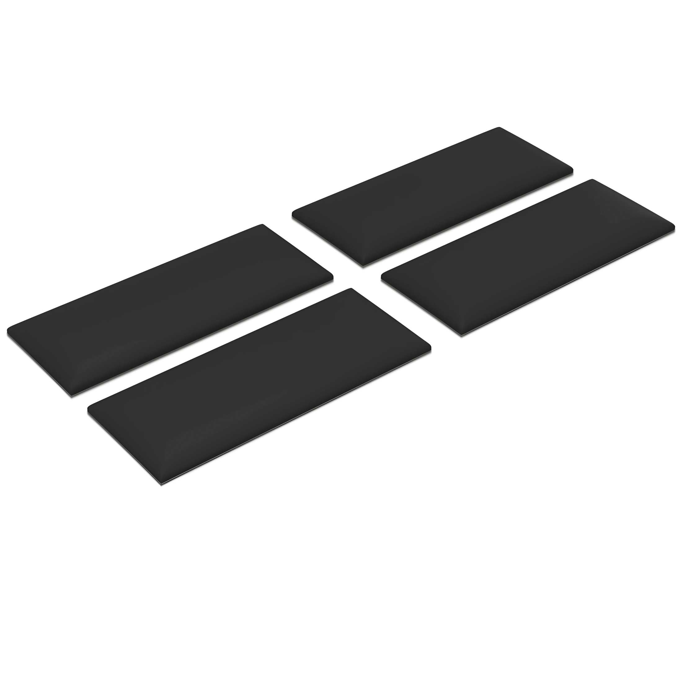 Set of 4 modern padded wall panels "Mamo Wall" bedroom wall covering