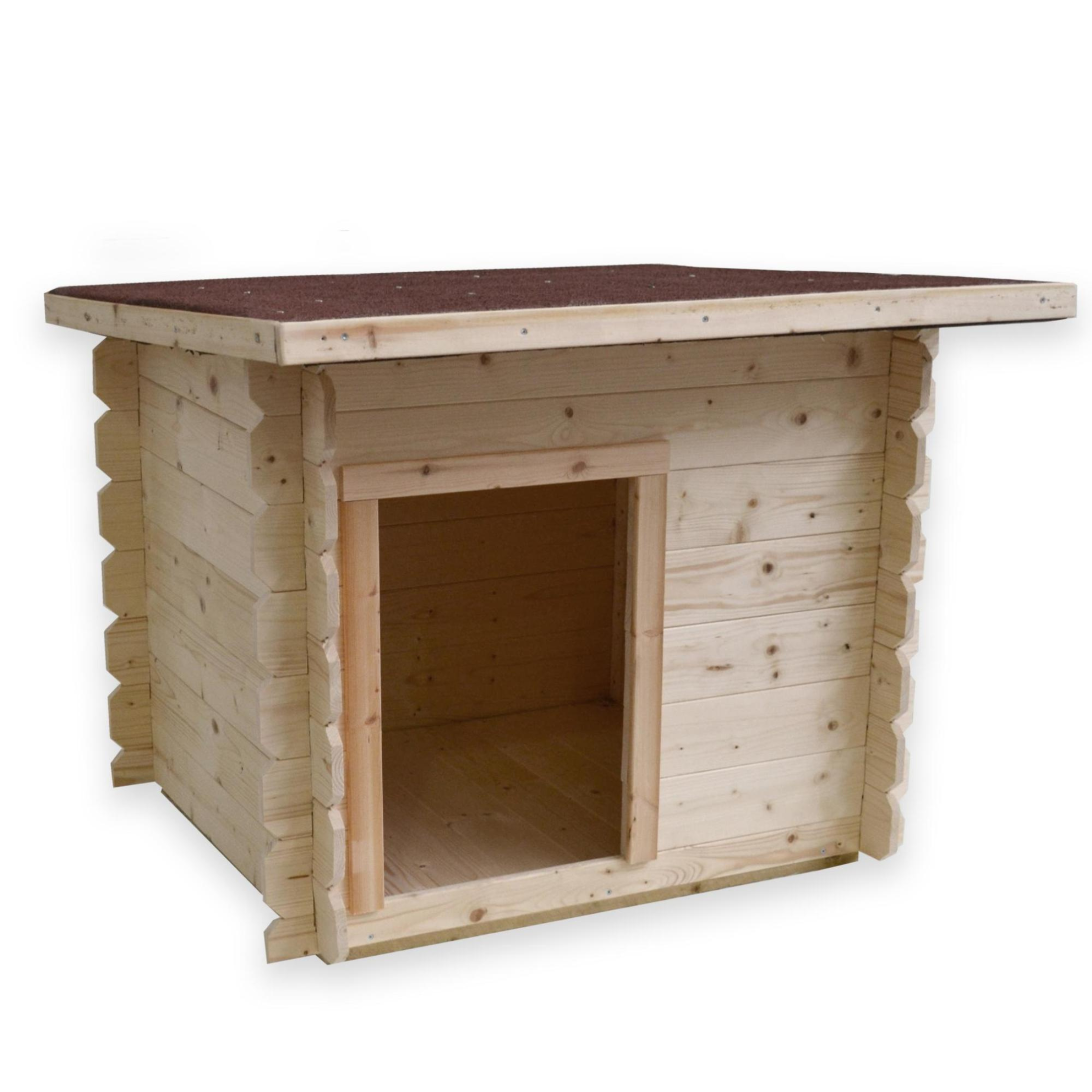 "Lilly" outdoor wooden dog house, 98 x 77 cm, 84 cm high