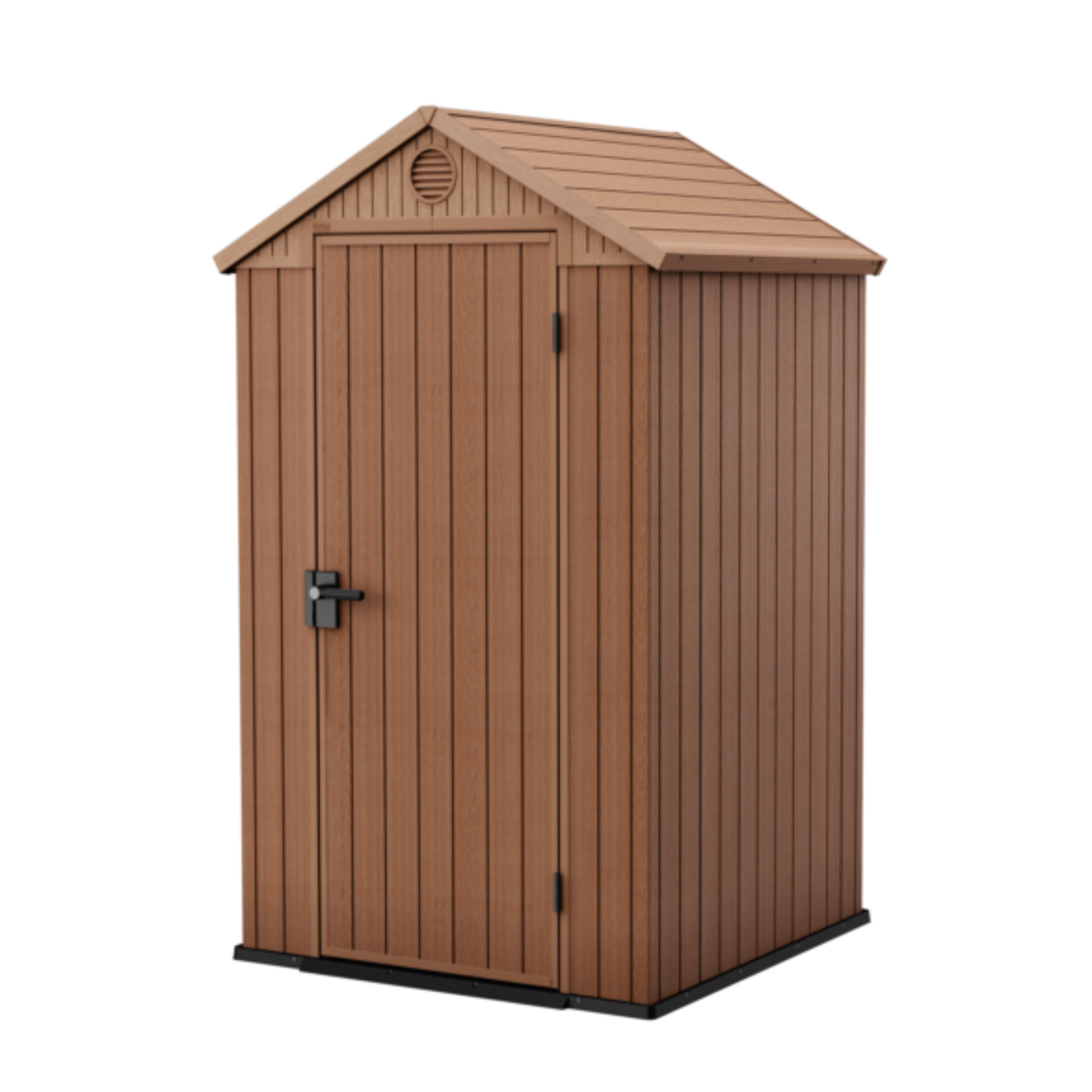 Brown wood-effect resin garden house "Cottage"