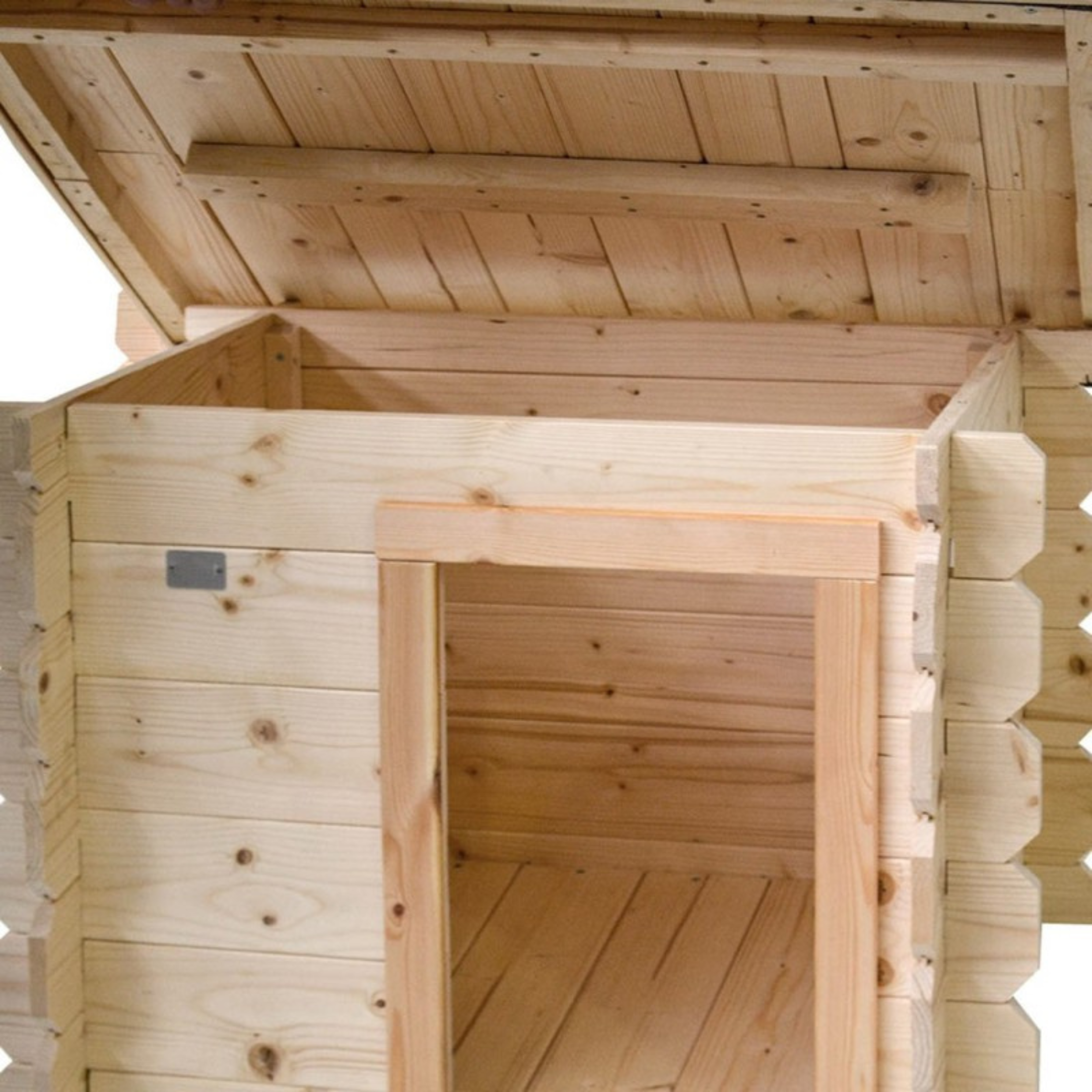 "Lilly" outdoor wooden dog house, 98 x 77 cm, 84 cm high