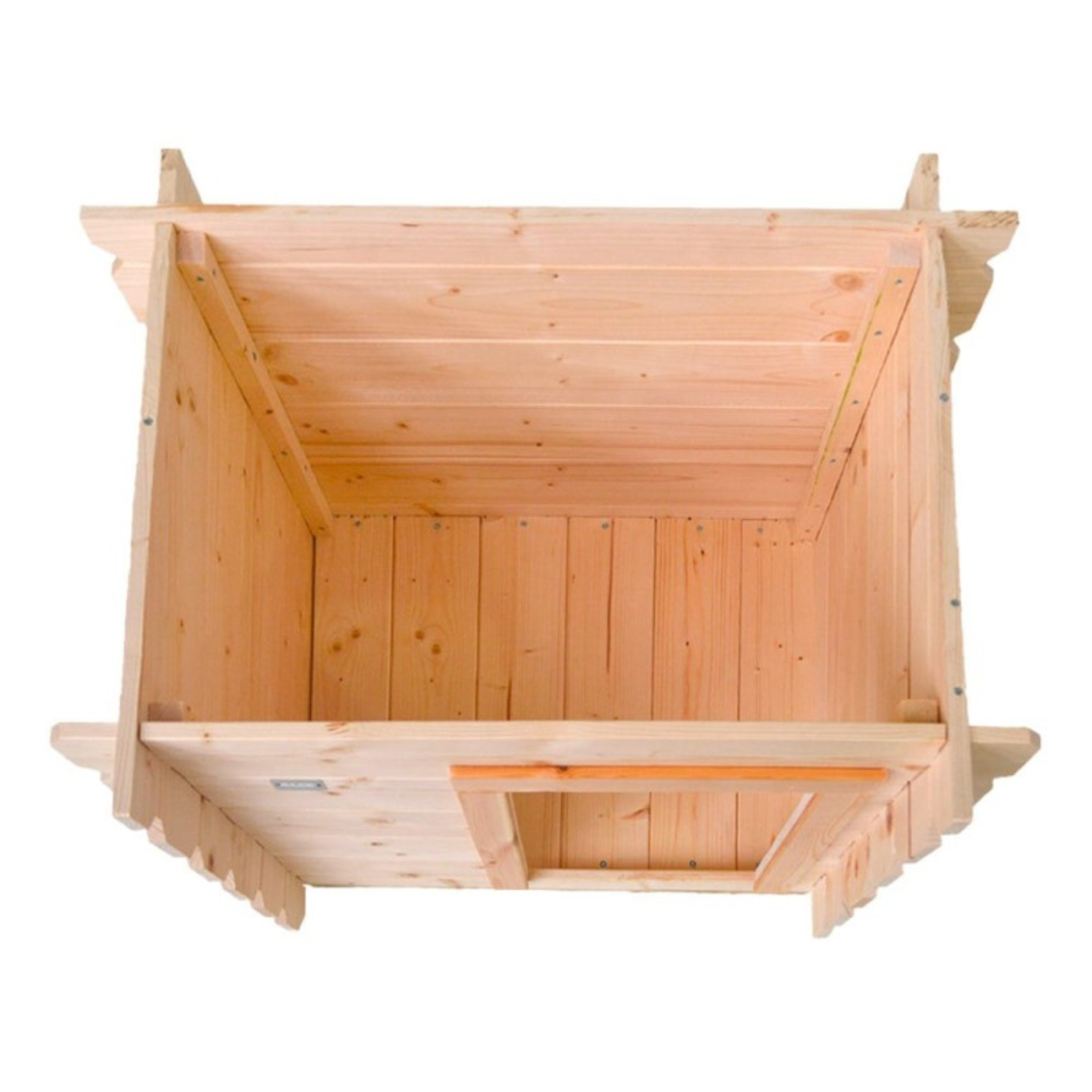 "Laila" Outdoor Wooden Dog Kennel, 77 x 60 cm, 64 cm high