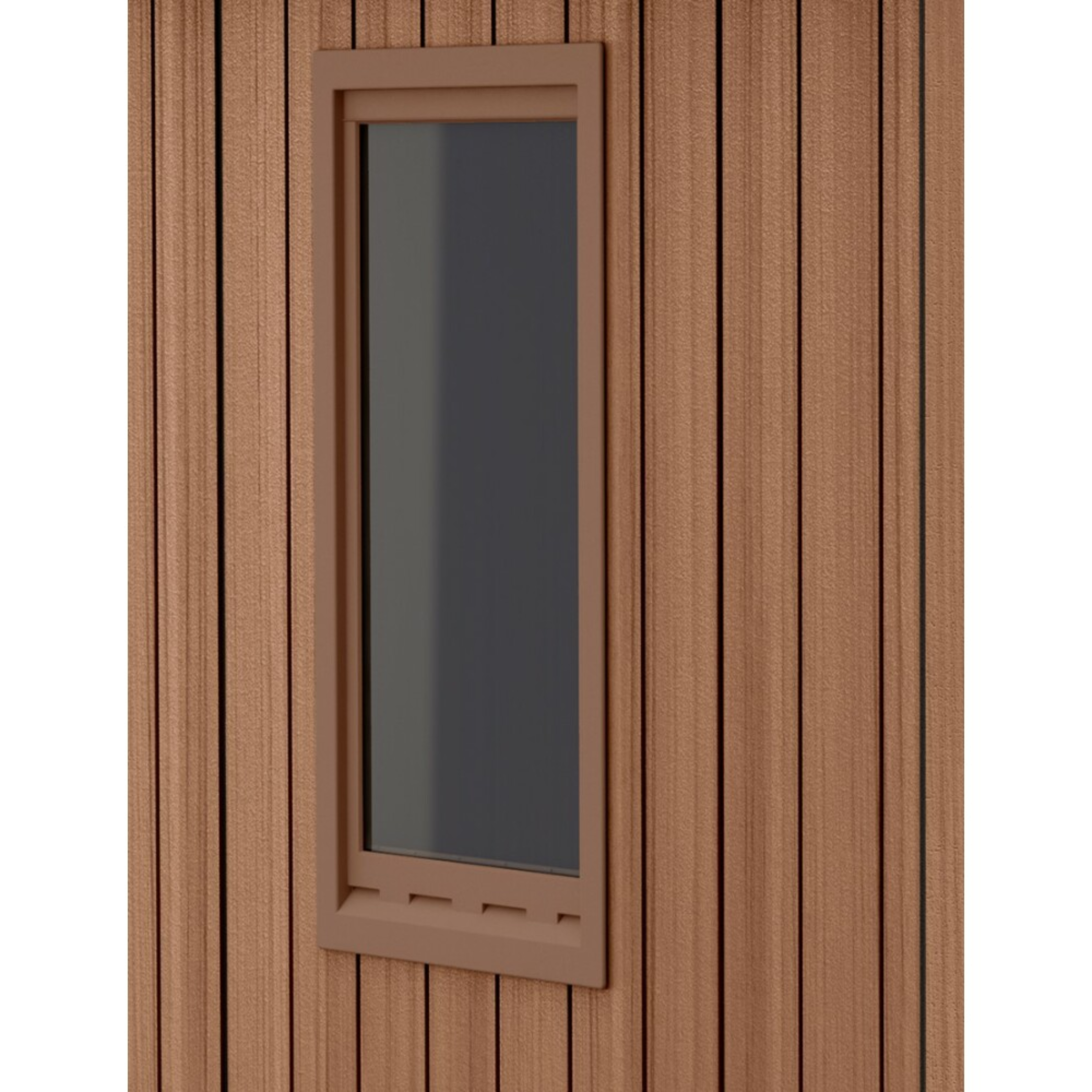 Brown wood-effect resin garden house "Cottage"