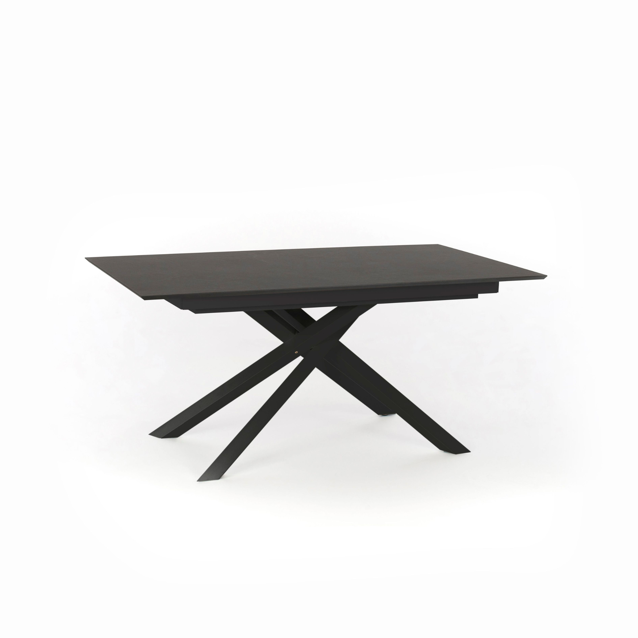 Extendable table "Jade" HPL top, aluminum legs, 170/270x90 cm, 76h