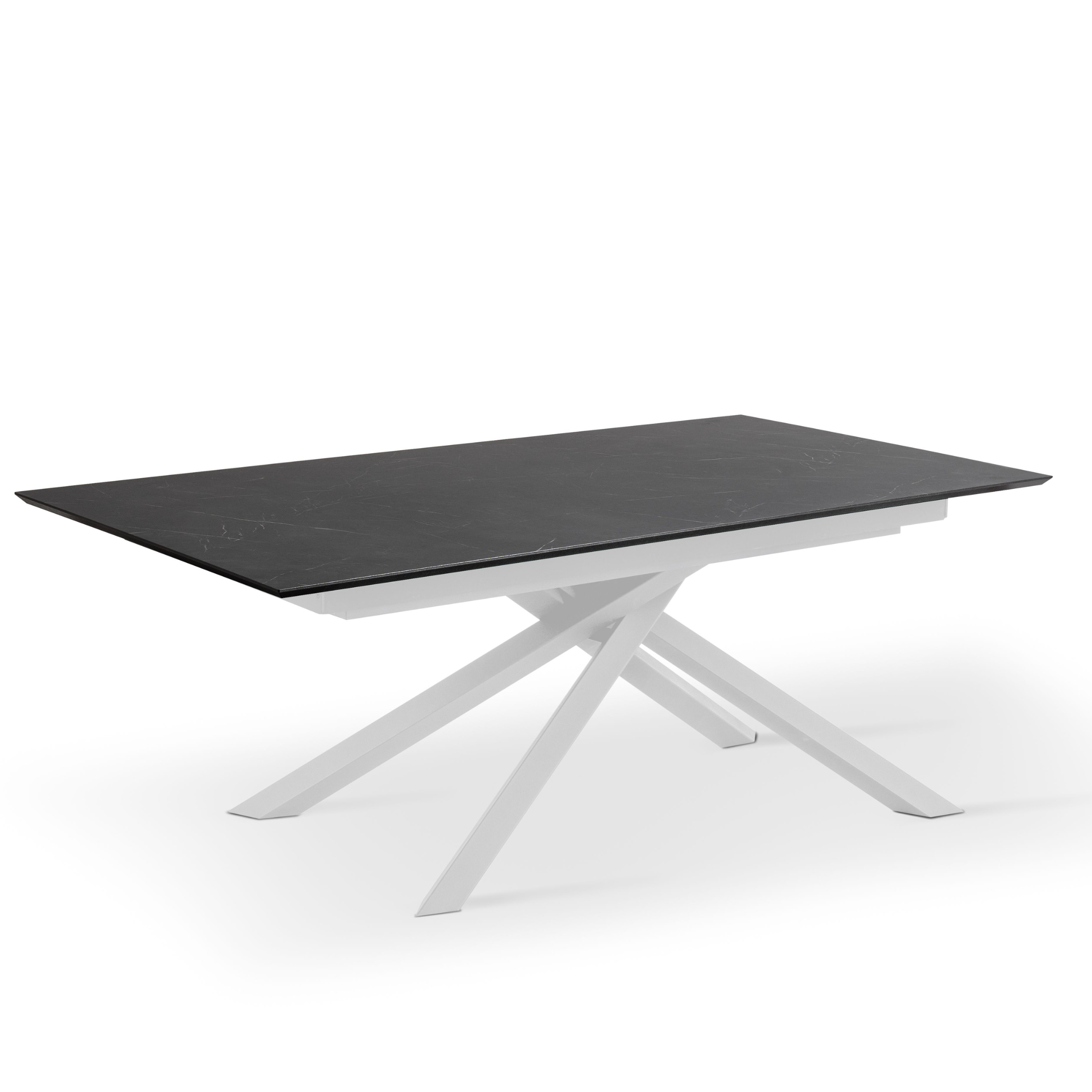 Extendable table "Jade" HPL top, aluminum legs, 170/270x90 cm, 76h