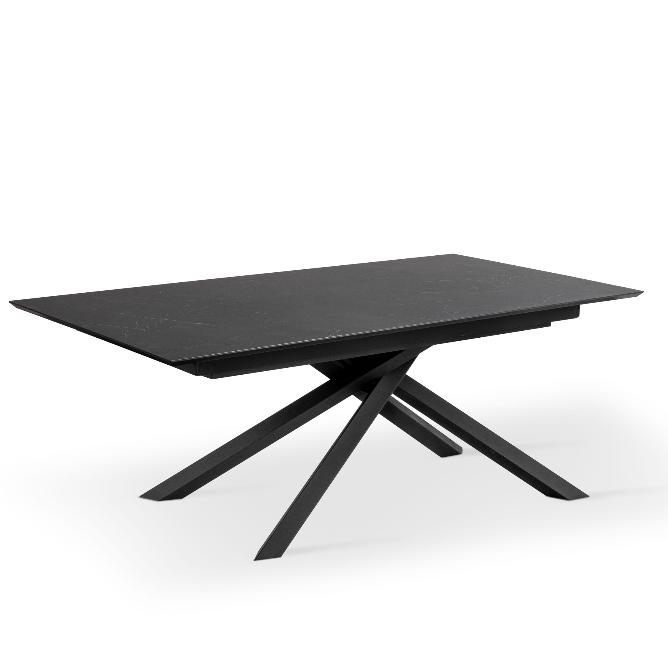 Extendable table "Jade" HPL top, aluminum legs, 170/270x90 cm, 76h