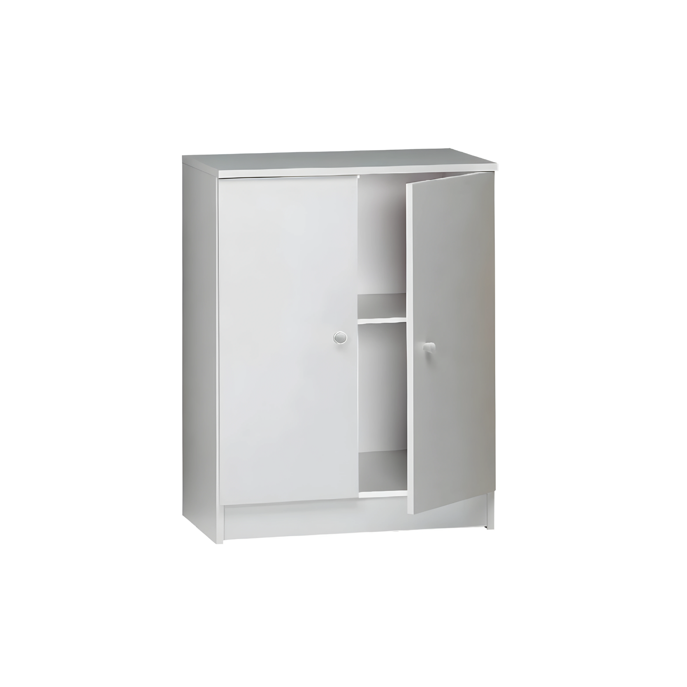 "Esme" modern 2-door wooden entrance hall cabinet, 62x34 cm, 80 cm high
