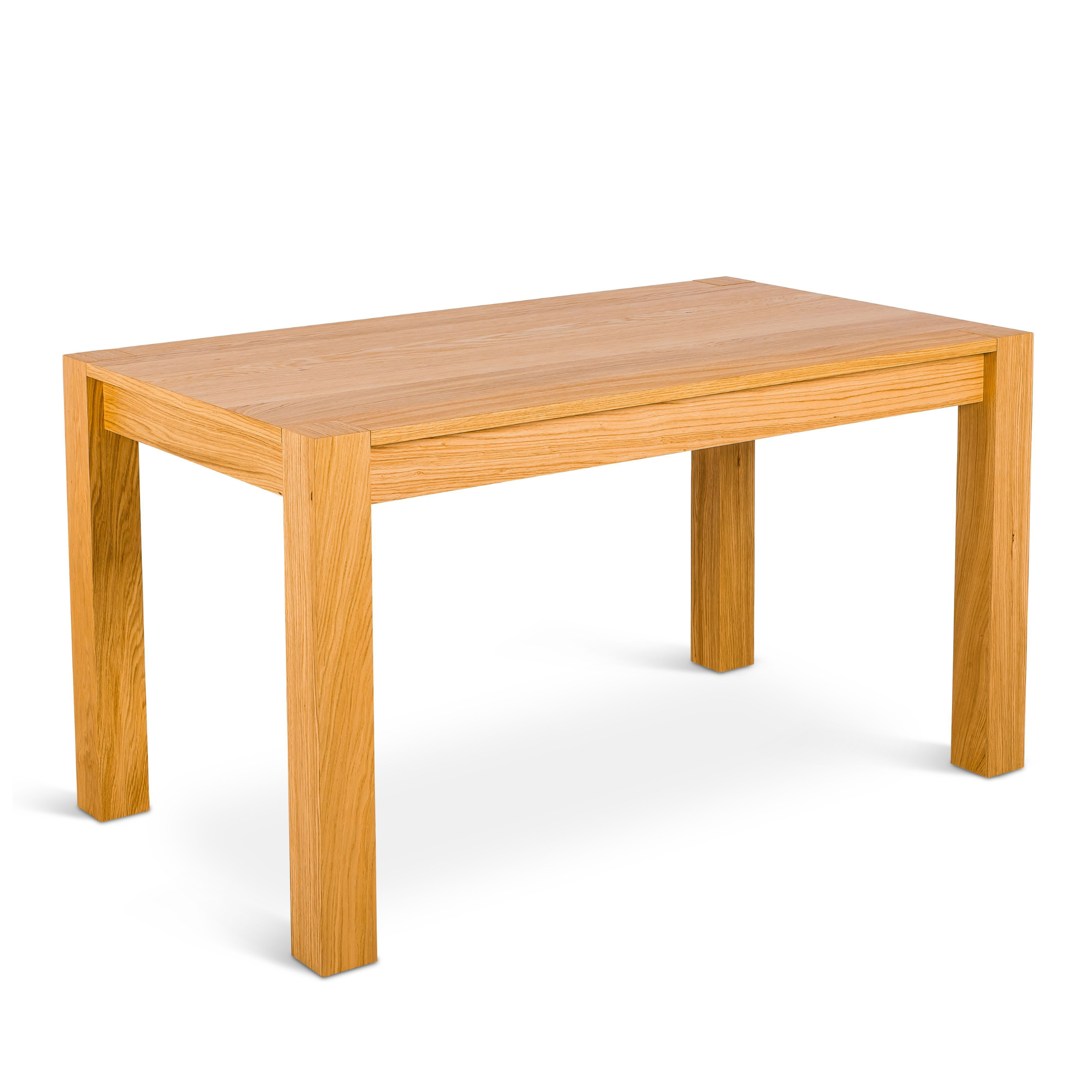 Extendable table "Spike" with wooden top and legs, 6 seats, 140/190x80 cm, 75 cm high