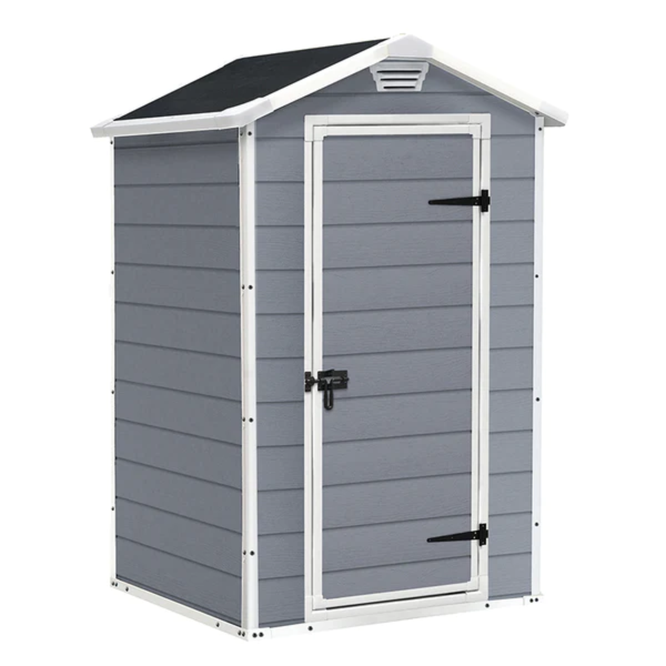 Resin garden shed with 1 door "Stilos" 129x103 cm 196h