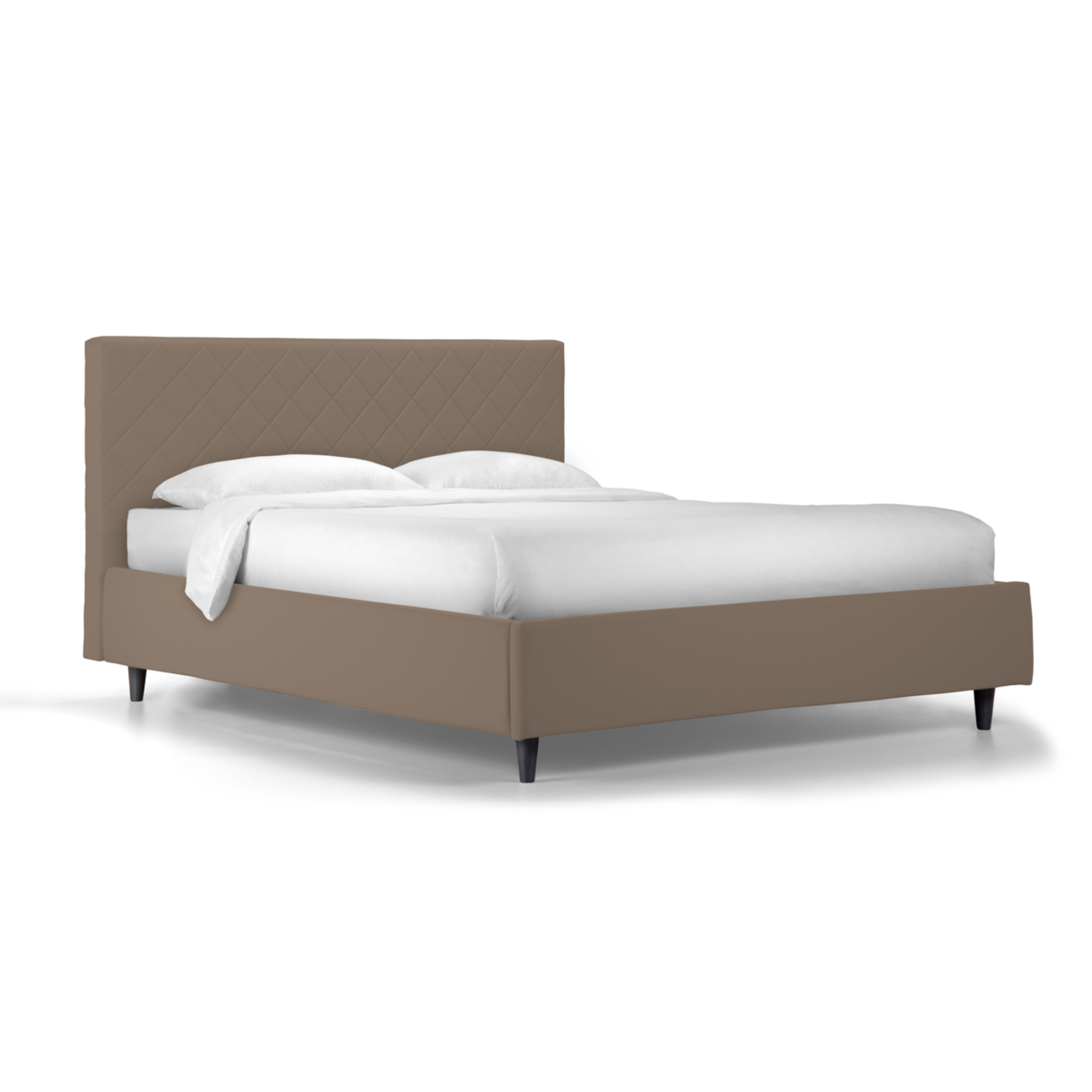 "Rio" storage bed in vegan leather