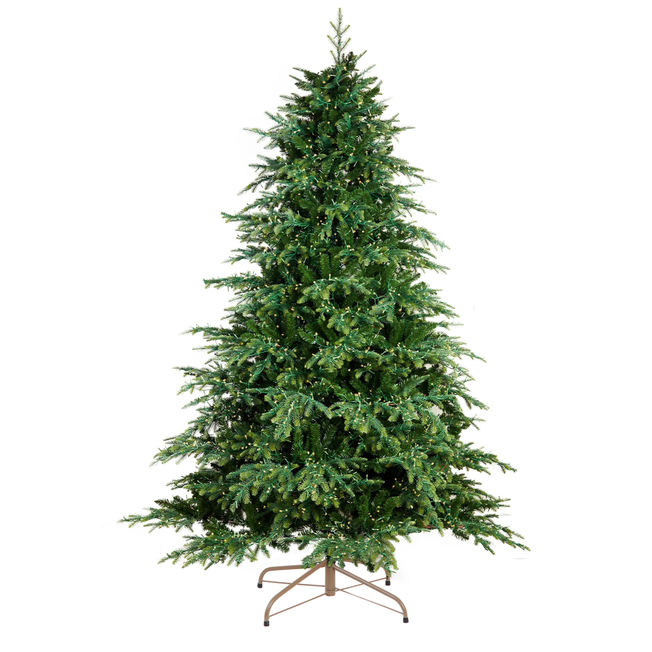 "Dew" Christmas tree with LED lights in Real Touch effect PE + PVC of the highest quality