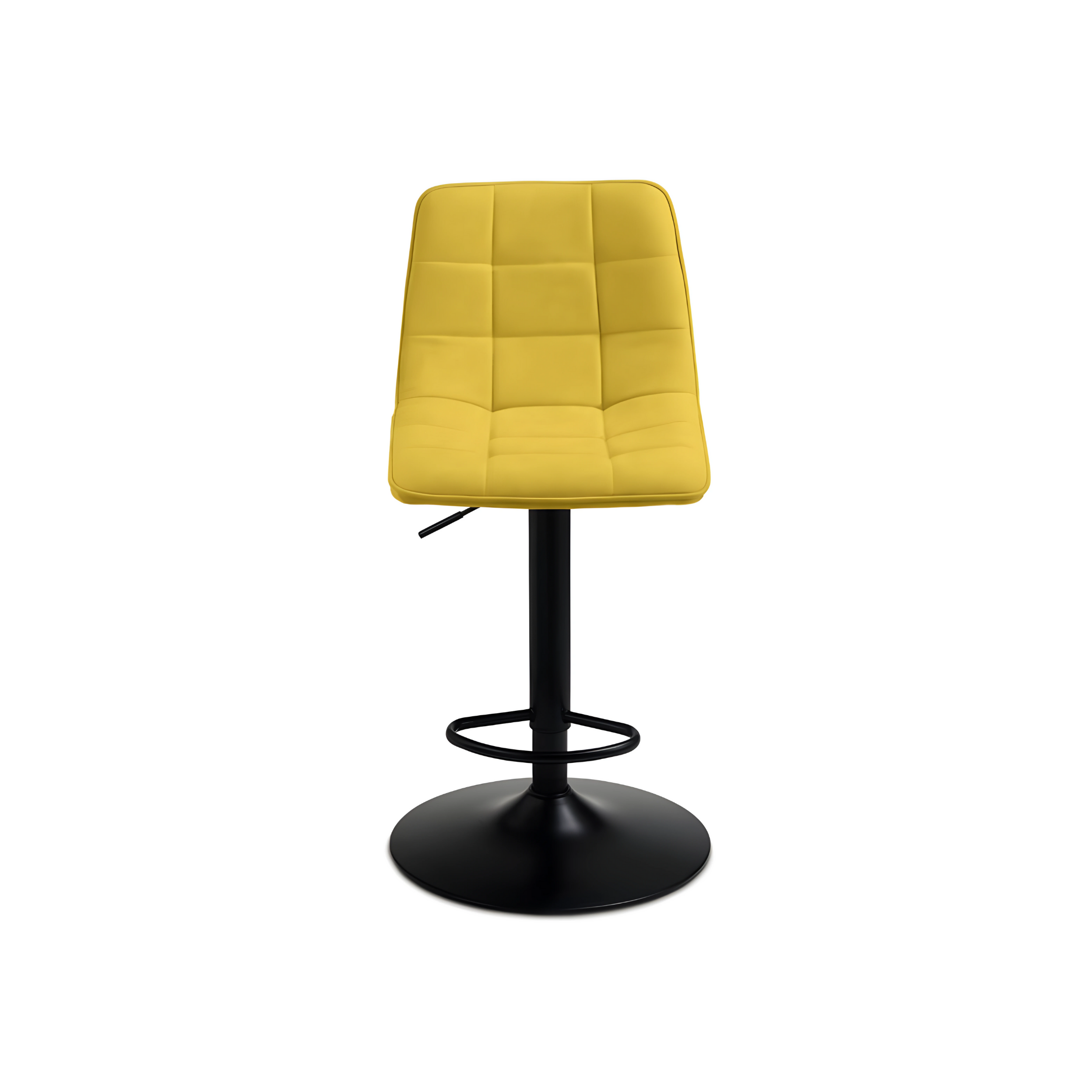 Set of "Milly" fabric stools with padded seat, 45x45 cm, 91h