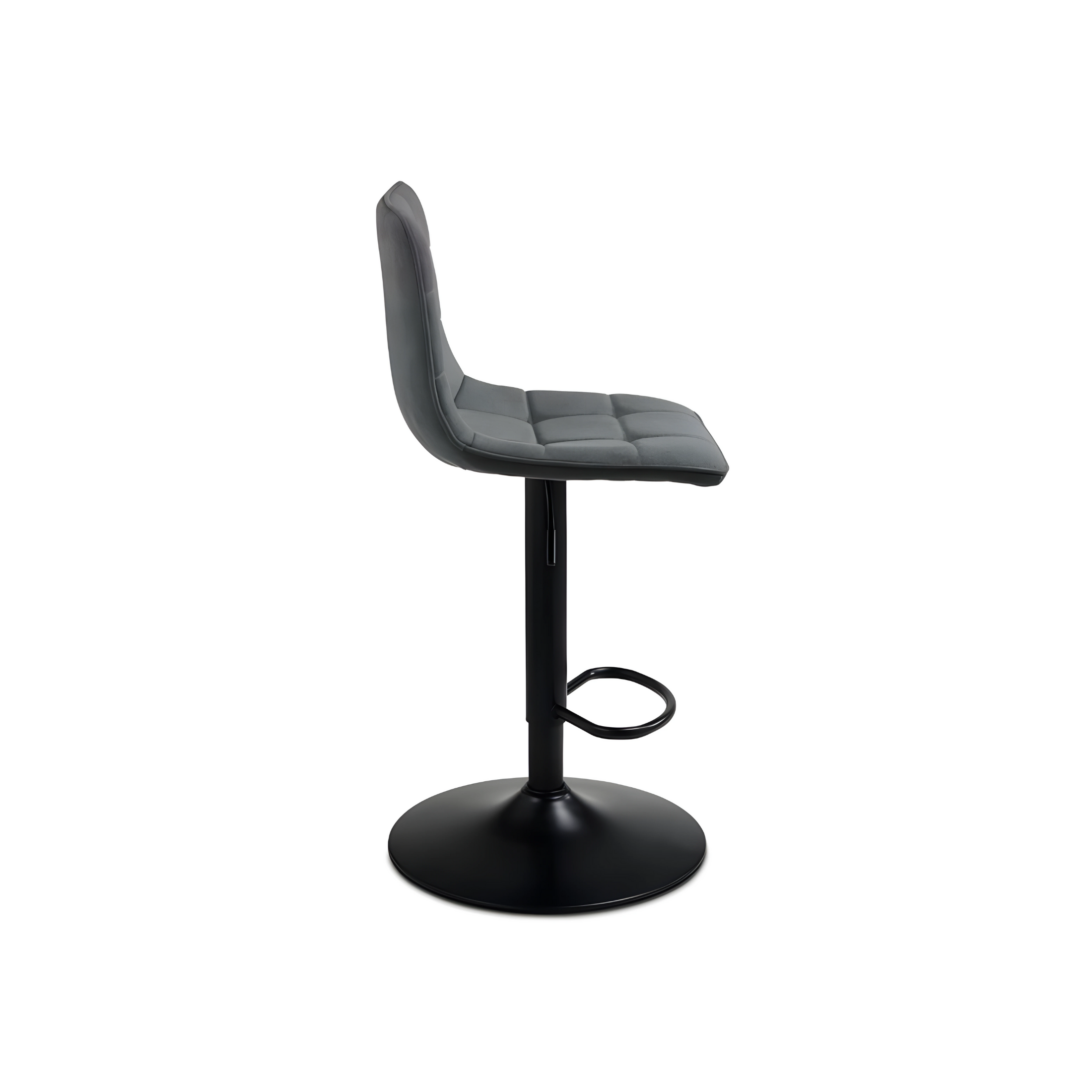 Set of "Milly" fabric stools with padded seat, 45x45 cm, 91h