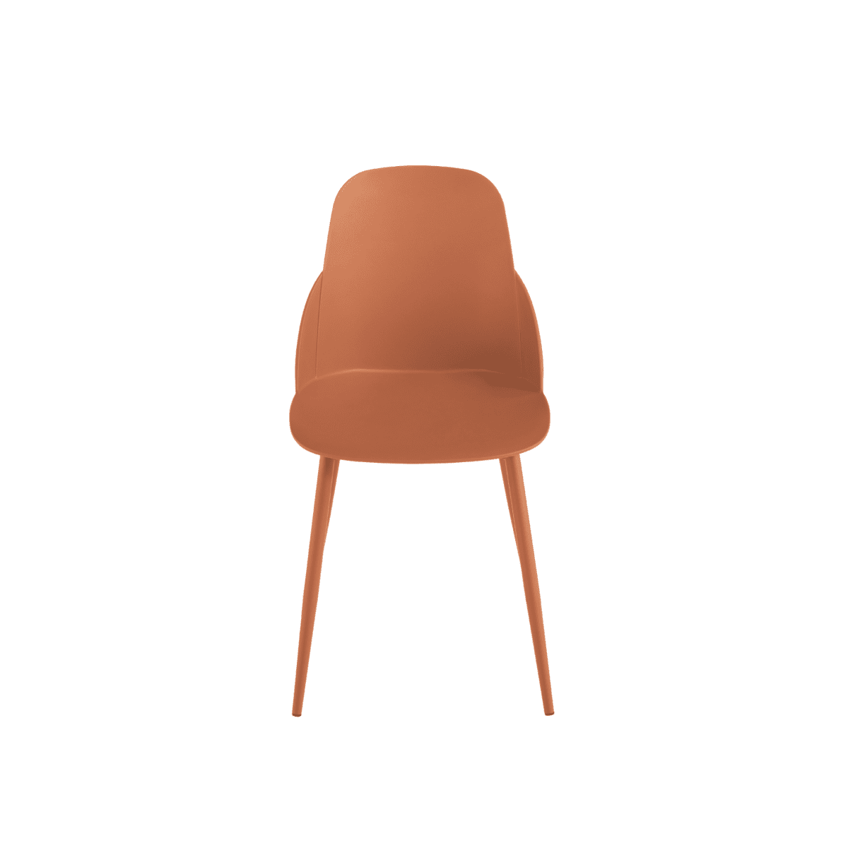 Set di sedie moderne "Solinea" in polipropilene con struttura in metallo cm 44x51 82h - MondoViro