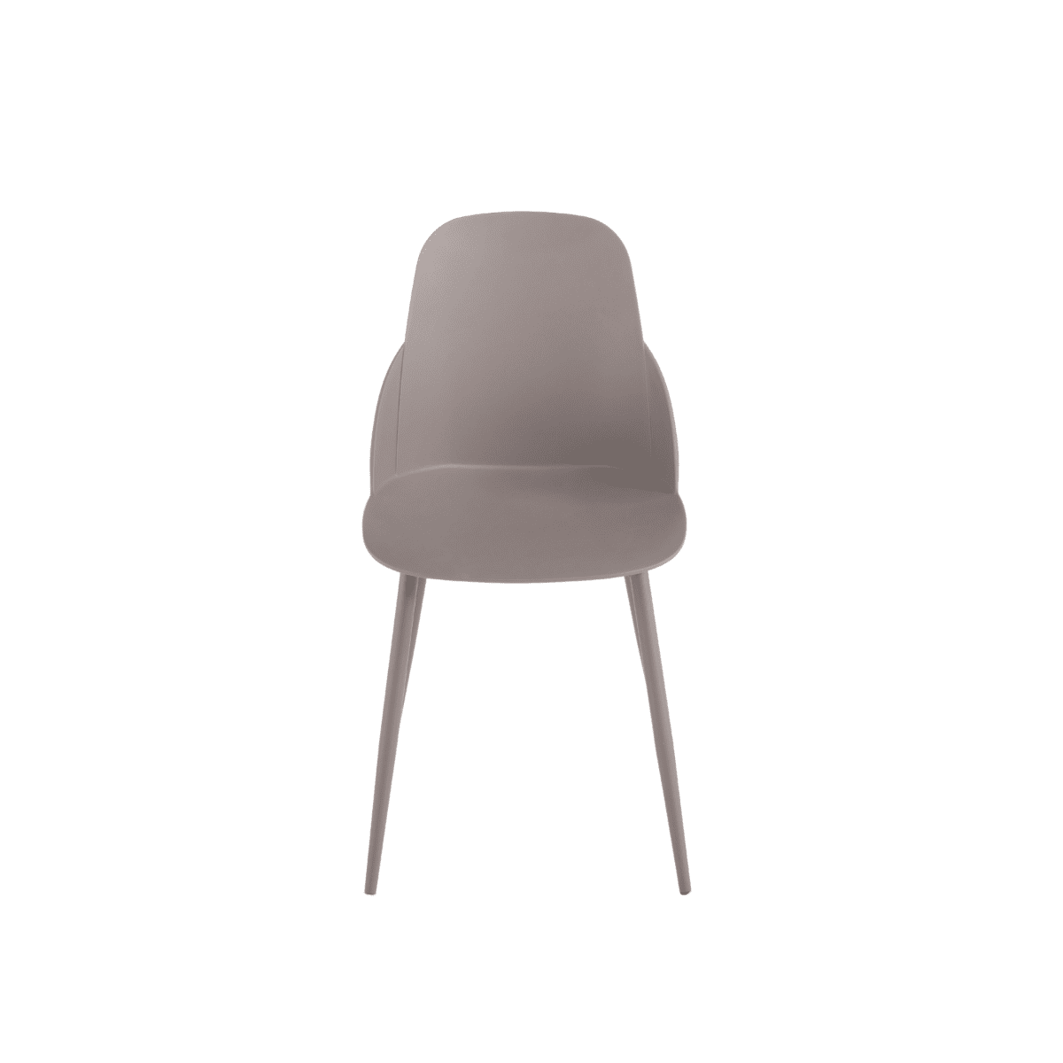 Set di sedie moderne "Solinea" in polipropilene con struttura in metallo cm 44x51 82h - MondoViro