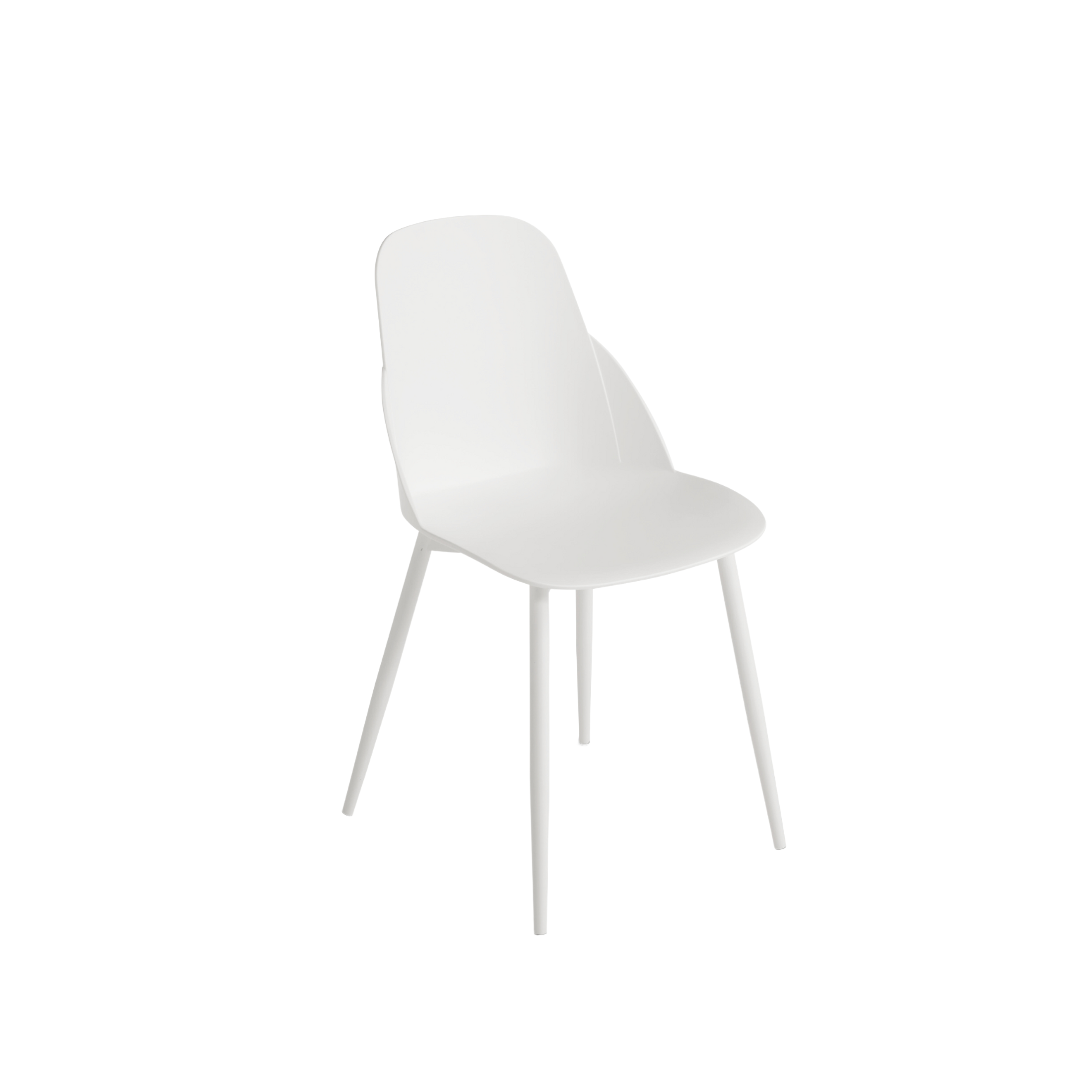 Set of modern "Solinea" chairs in polypropylene with metal frame cm 44x51 82h