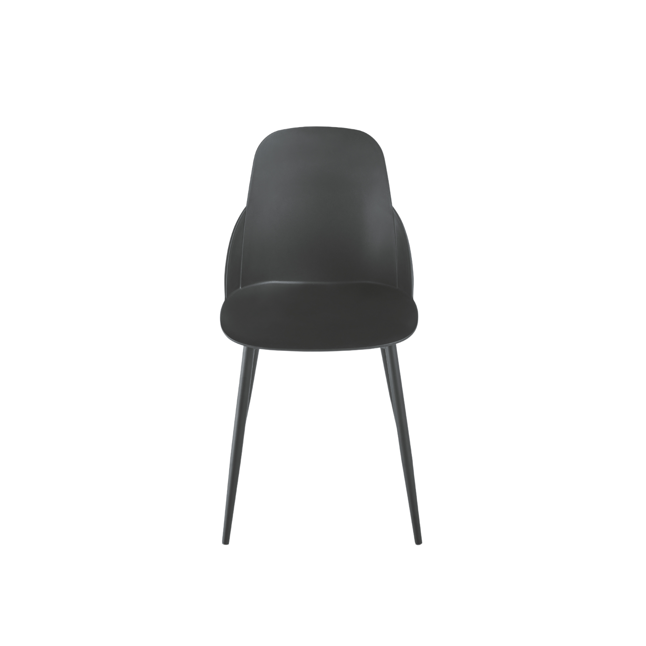 Set of modern "Solinea" chairs in polypropylene with metal frame cm 44x51 82h