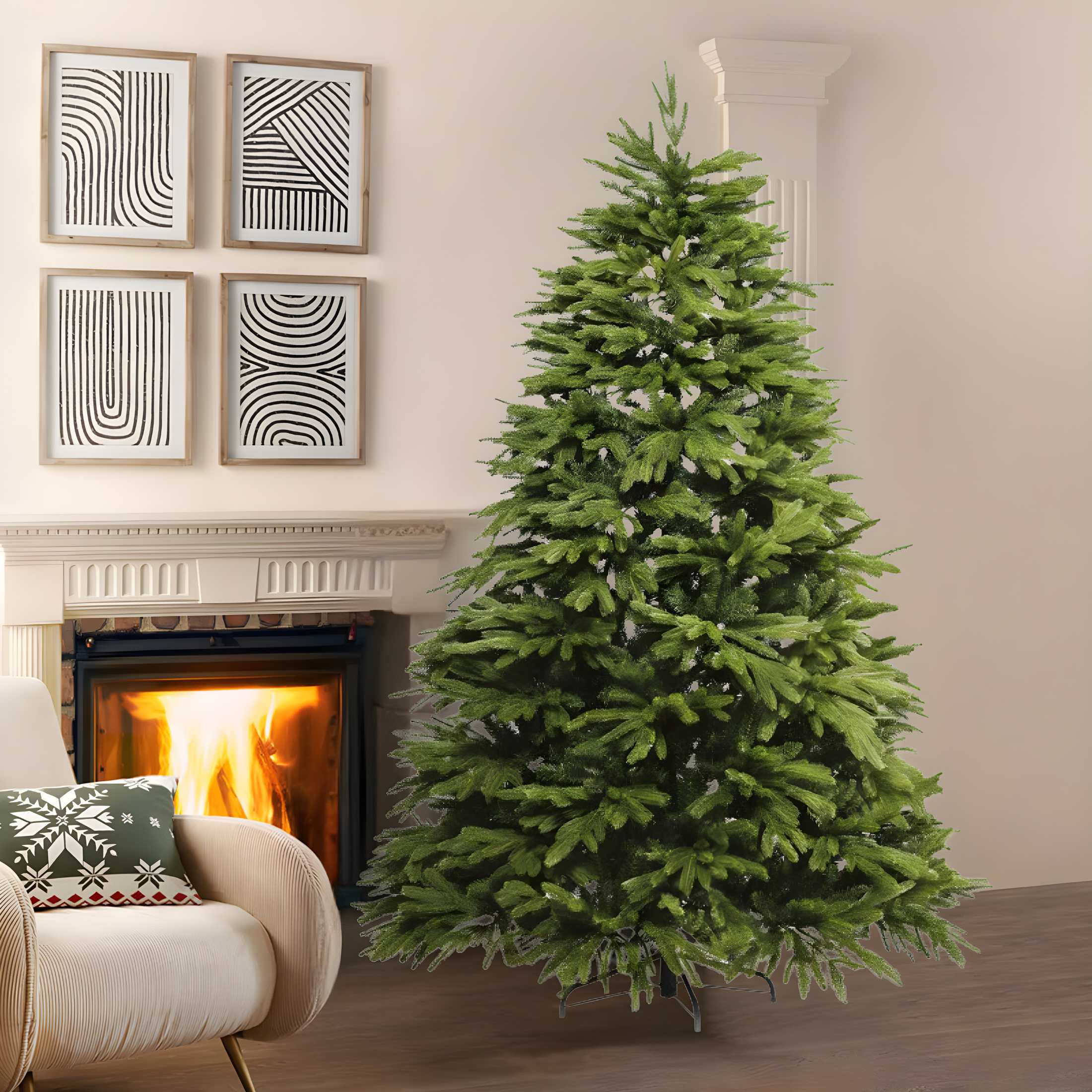 Spitsbergen Christmas Tree, 90% PE, Real Touch Effect, High Quality