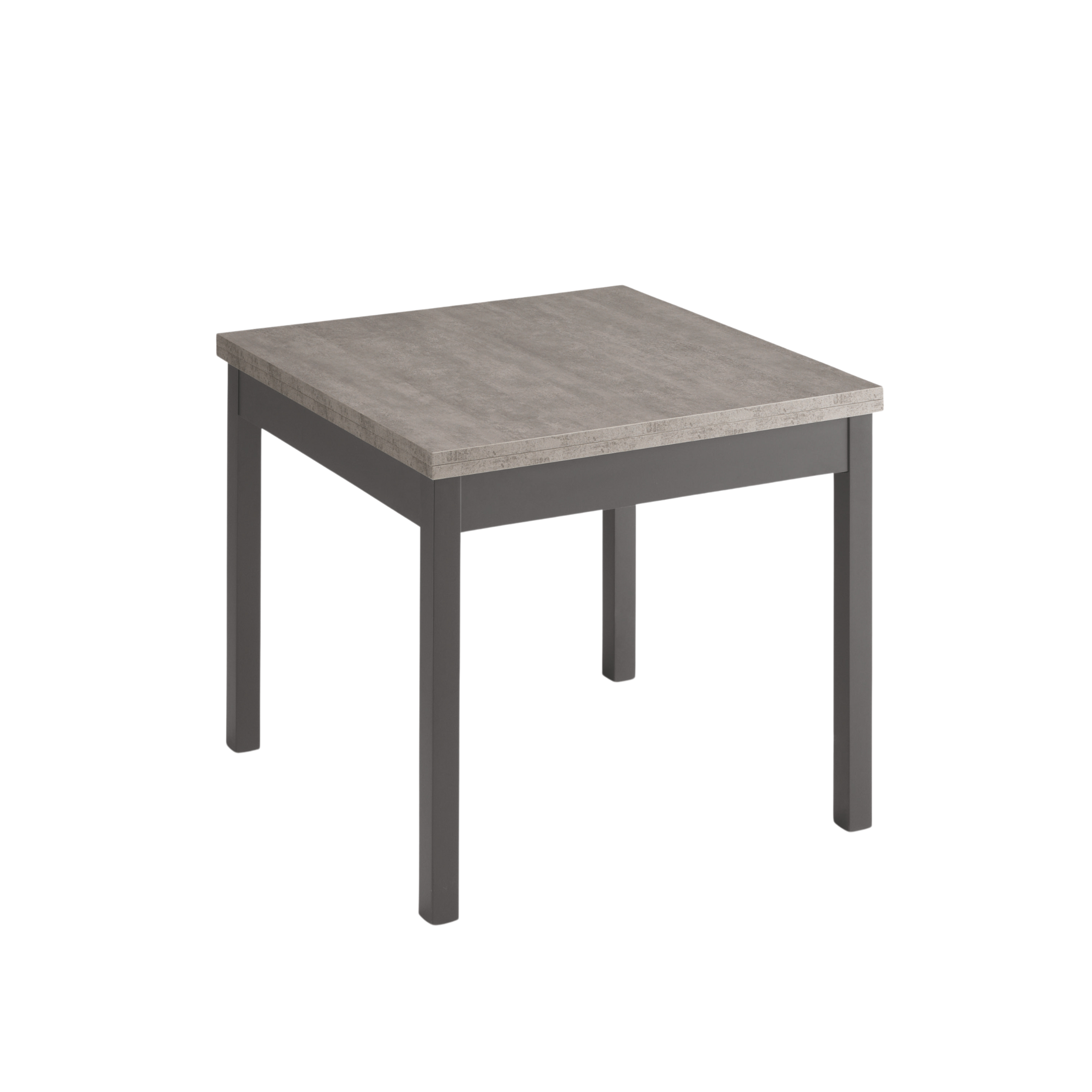 Modern extendable table "Torian" with book-like opening mechanism, 90/180x90 cm, 78h