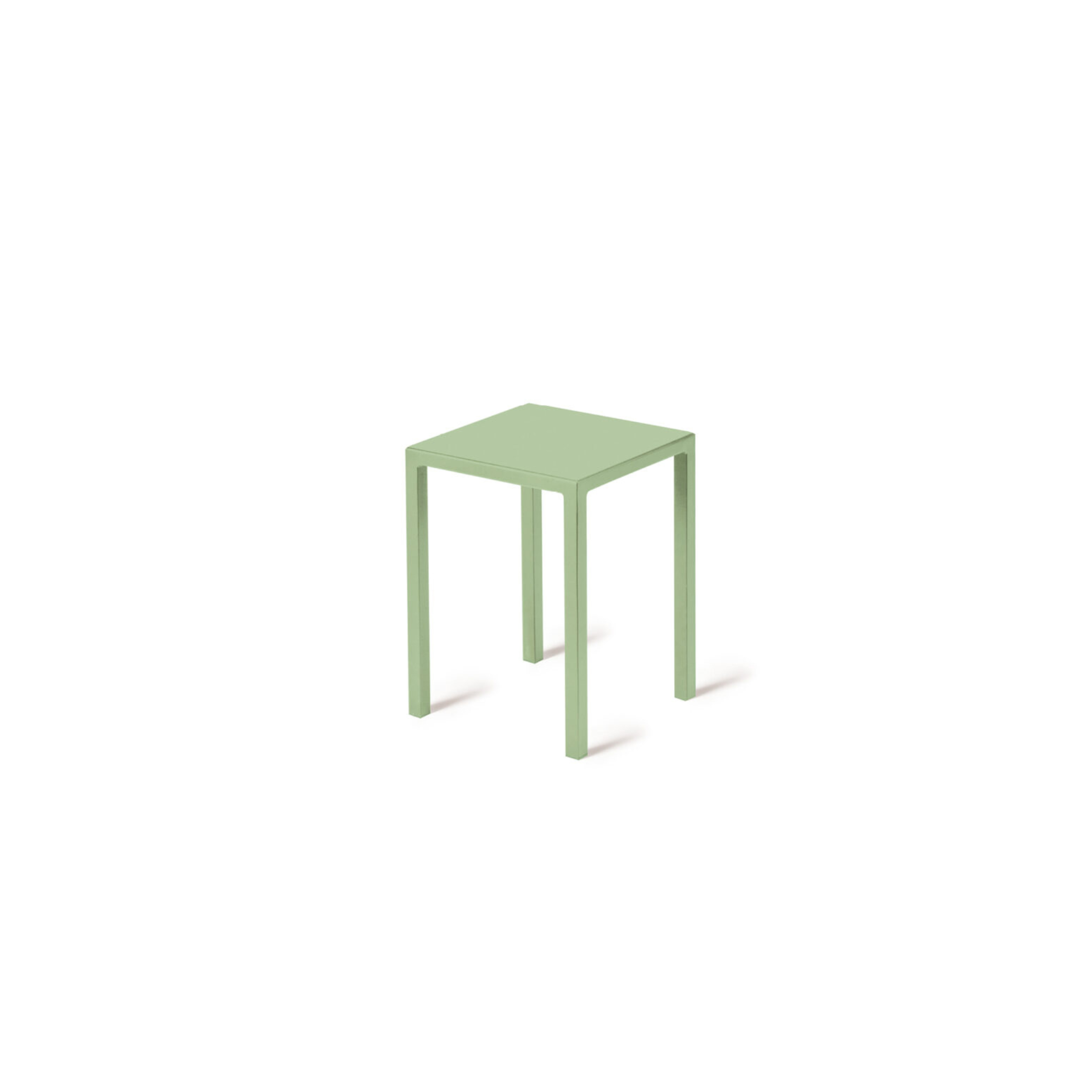 Quatris Modern Metal Low Stool, Garden Coffee Table