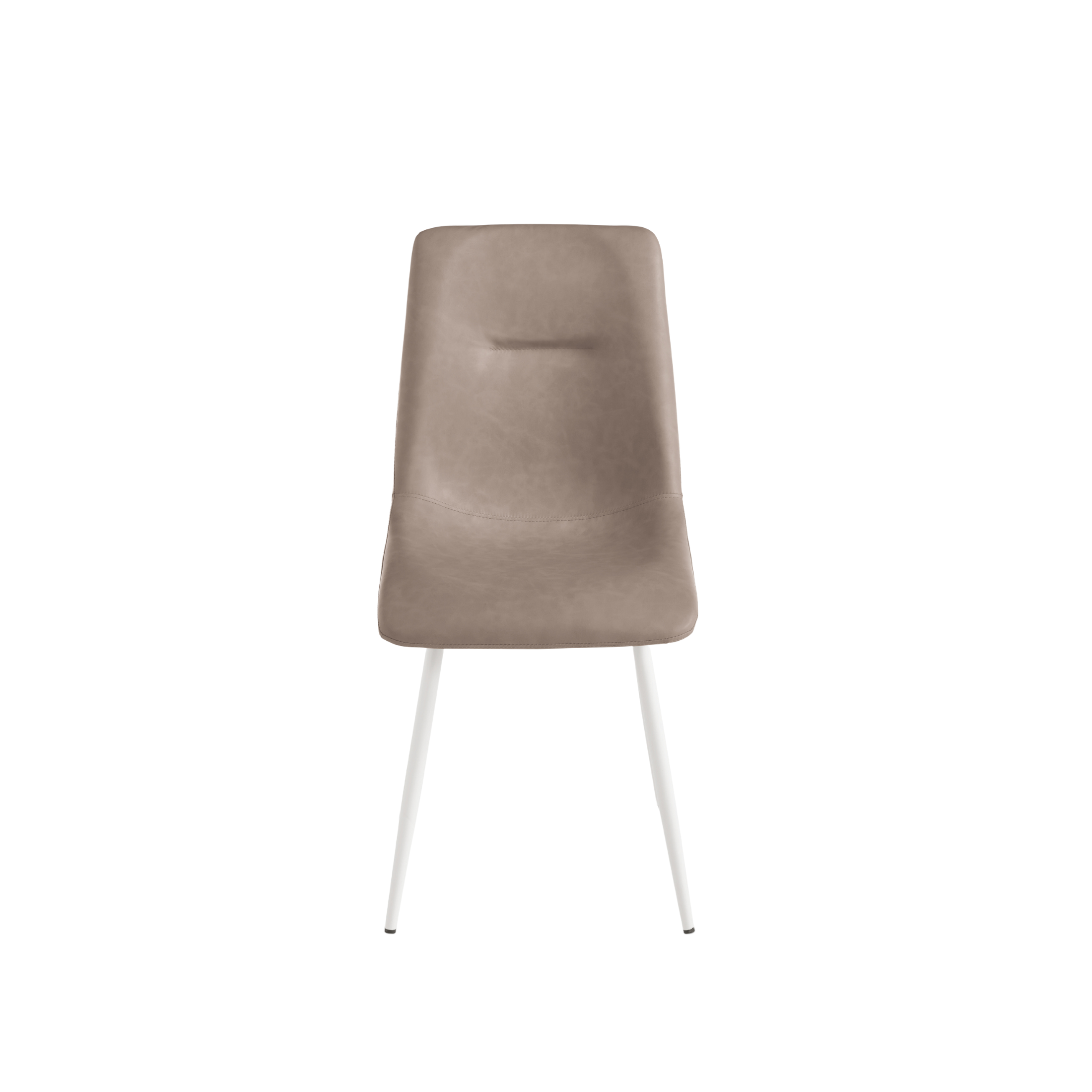 Set of modern padded dining chairs "Zaren" in eco-leather, 45x59 cm, 90 cm high.