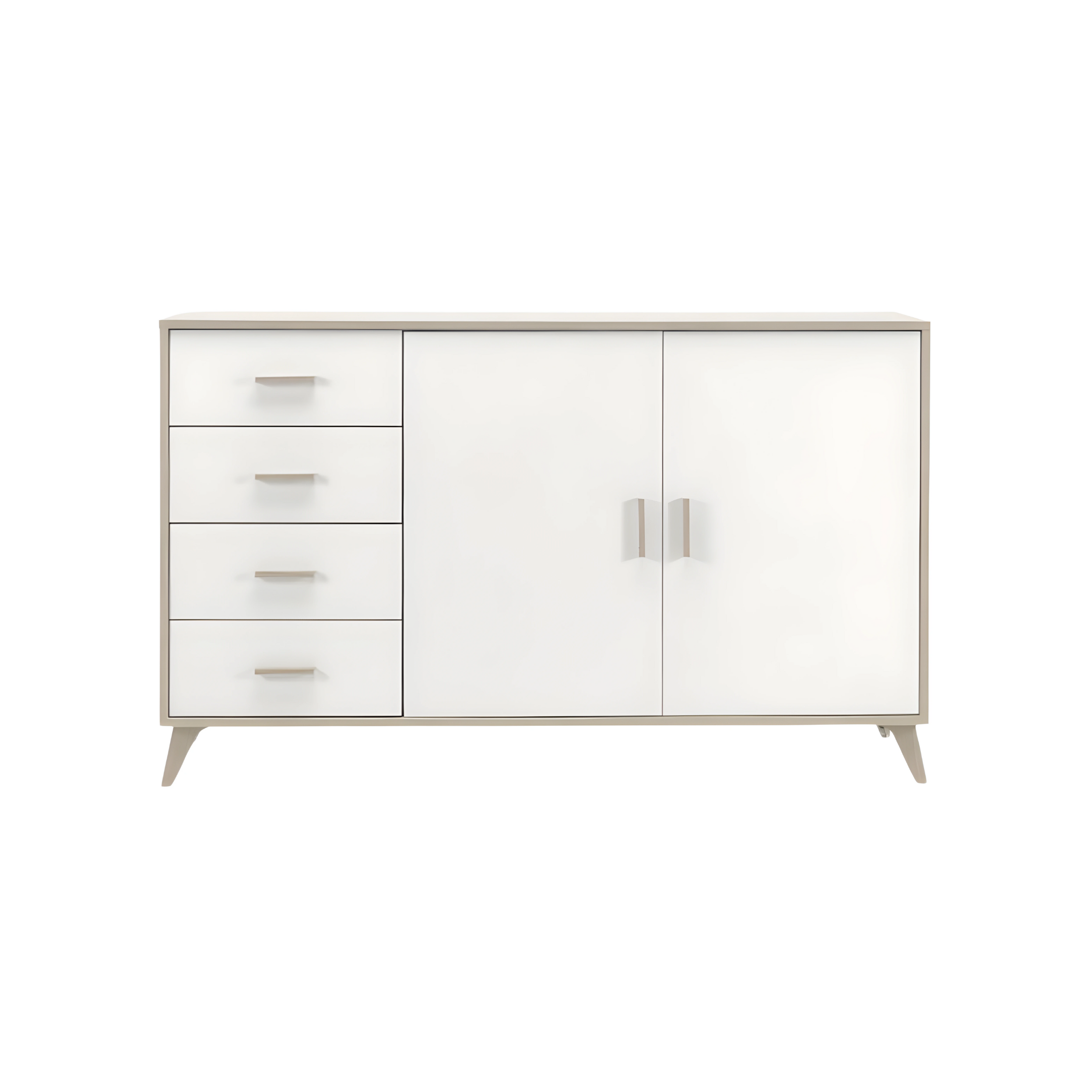 Modern "Panama" 2-door, 4-drawer entrance sideboard, 153x41 cm, 93 cm high