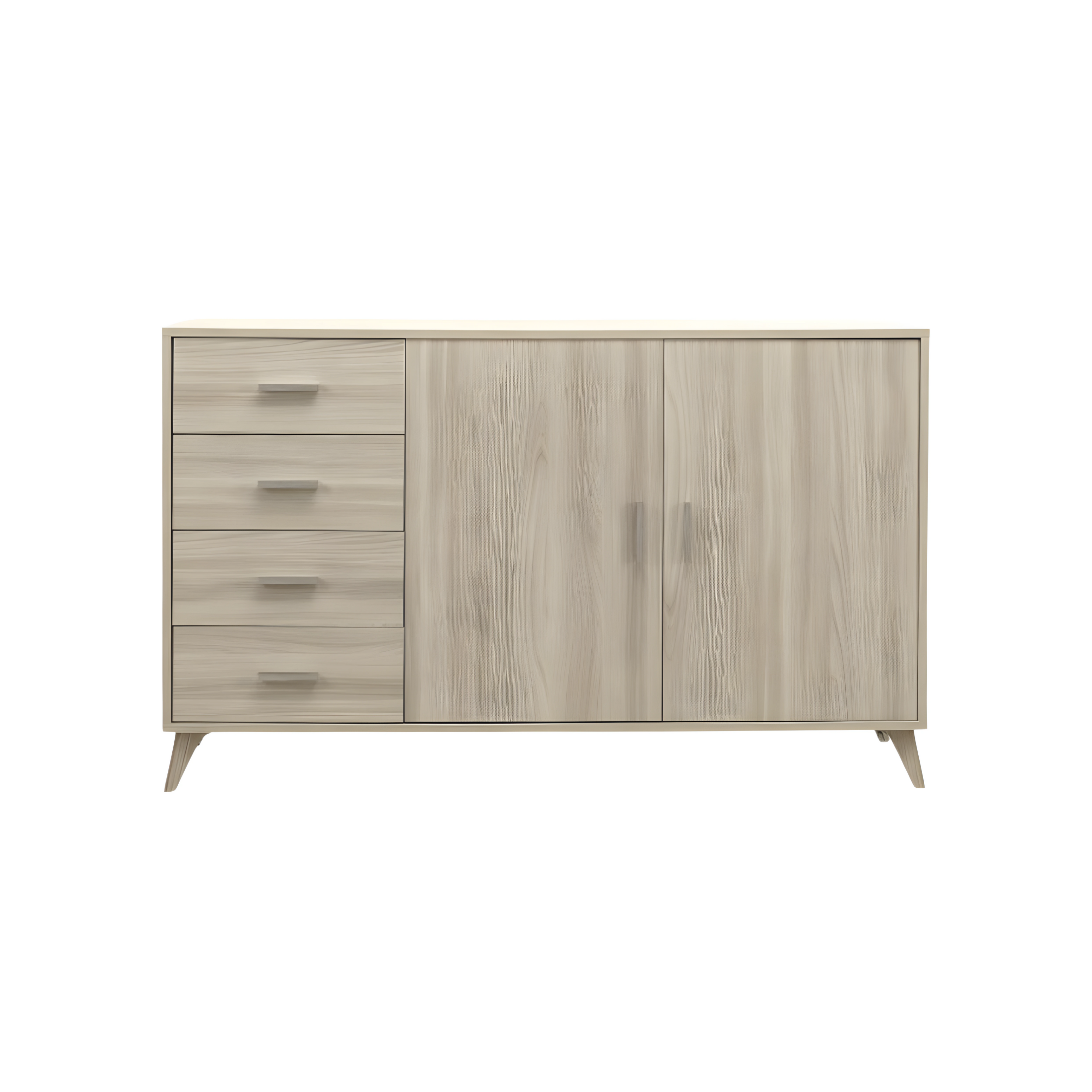 Modern "Panama" 2-door, 4-drawer entrance sideboard, 153x41 cm, 93 cm high