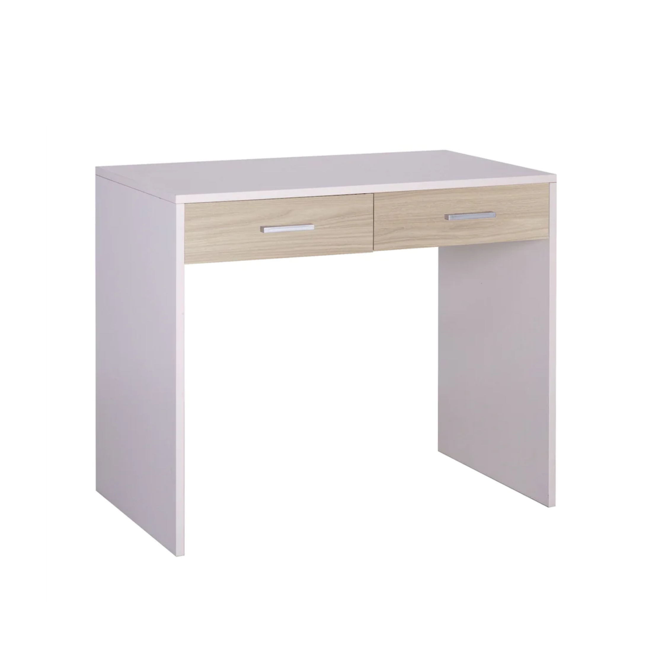 Modern 2-drawer "Vanda" wooden desk, 91x55 cm, 76h