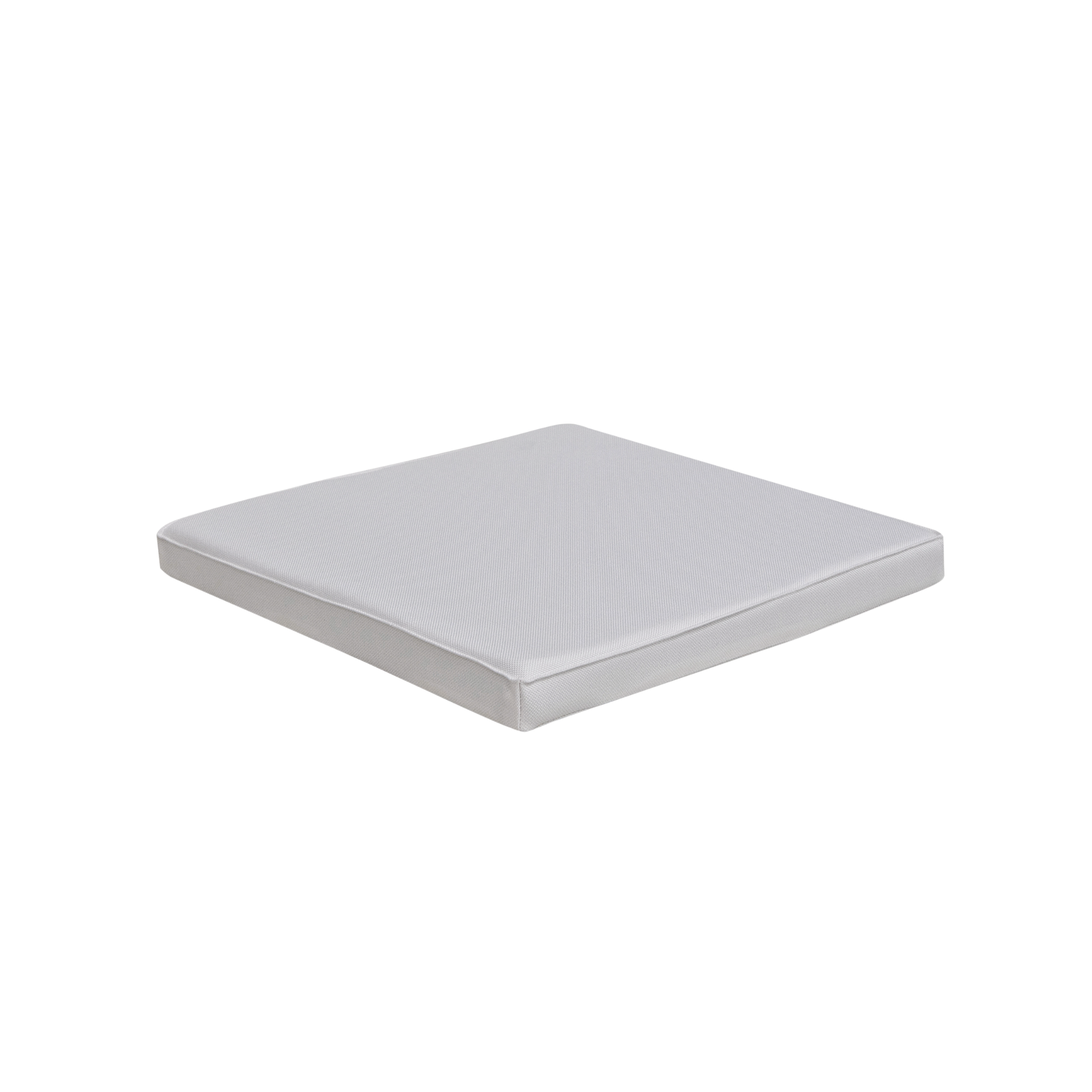 "Cus" square seat cushion with removable fabric cover