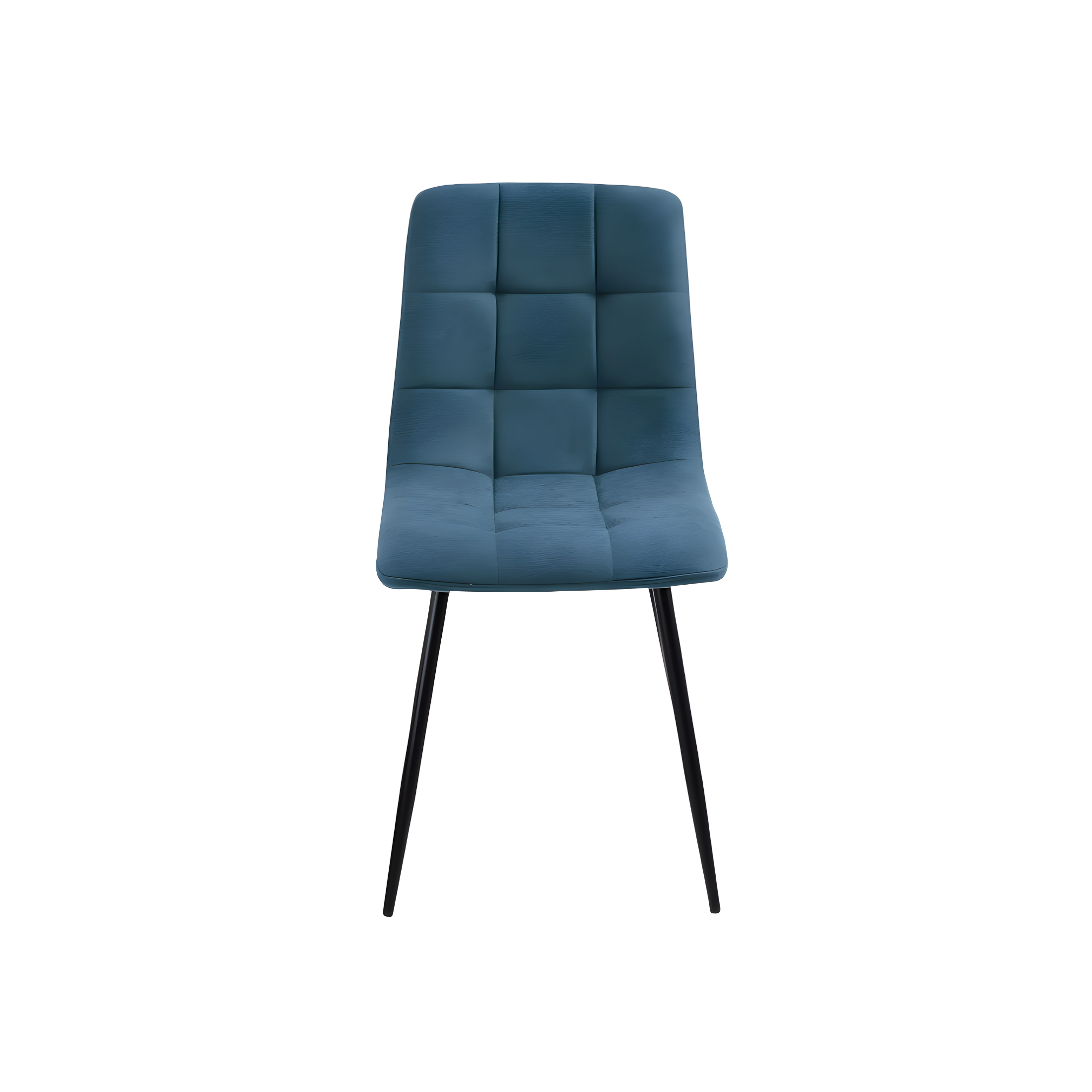 Set of modern dining chairs in "Milly" fabric with padded seat cm 45x53 88h