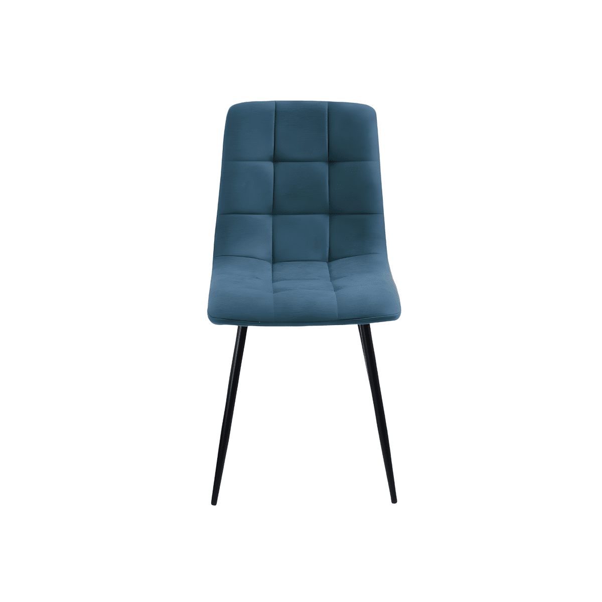 Set sedie da pranzo moderne in tessuto "Milly" con seduta imbottita cm 45x53 88h - MondoViro