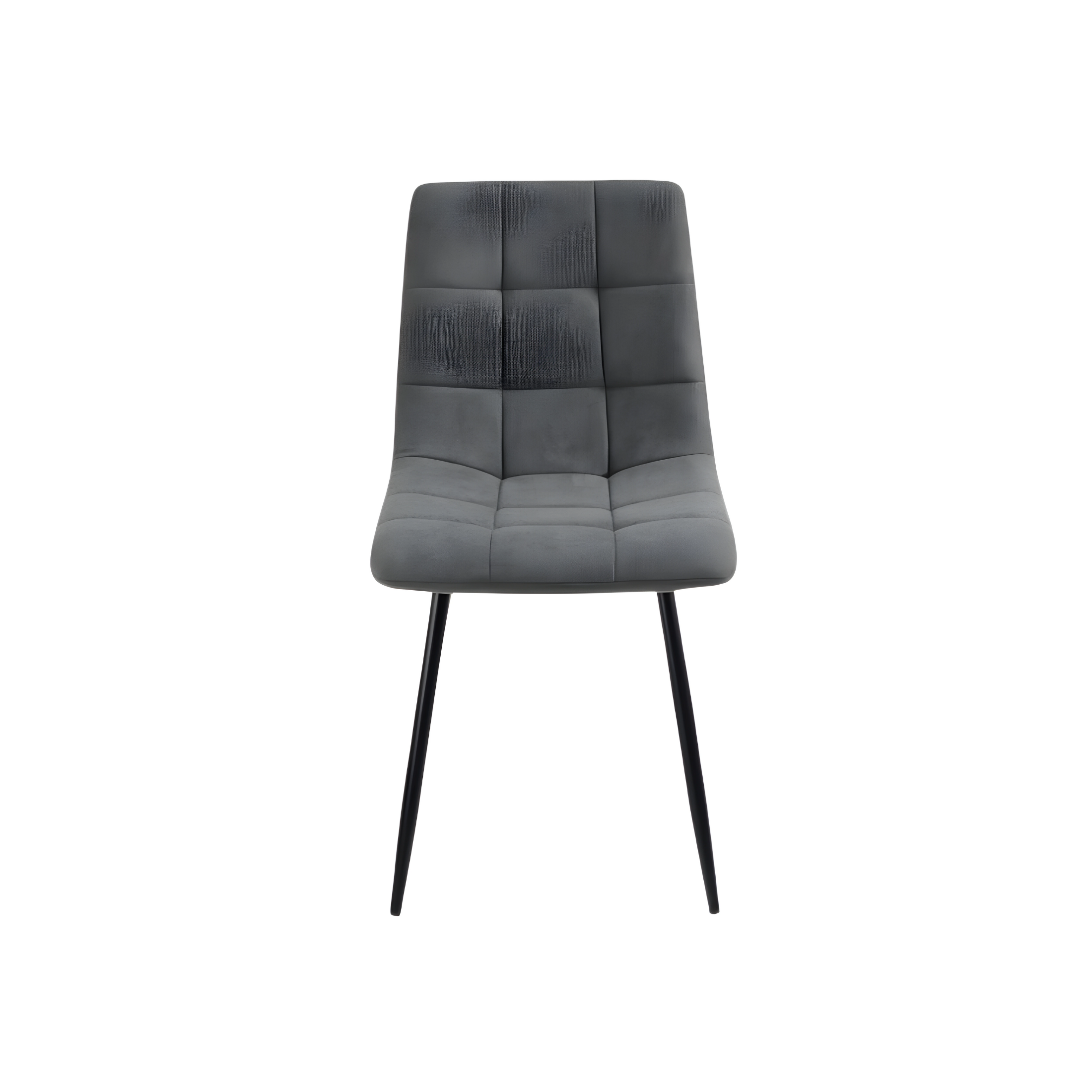 Set of modern dining chairs in "Milly" fabric with padded seat cm 45x53 88h