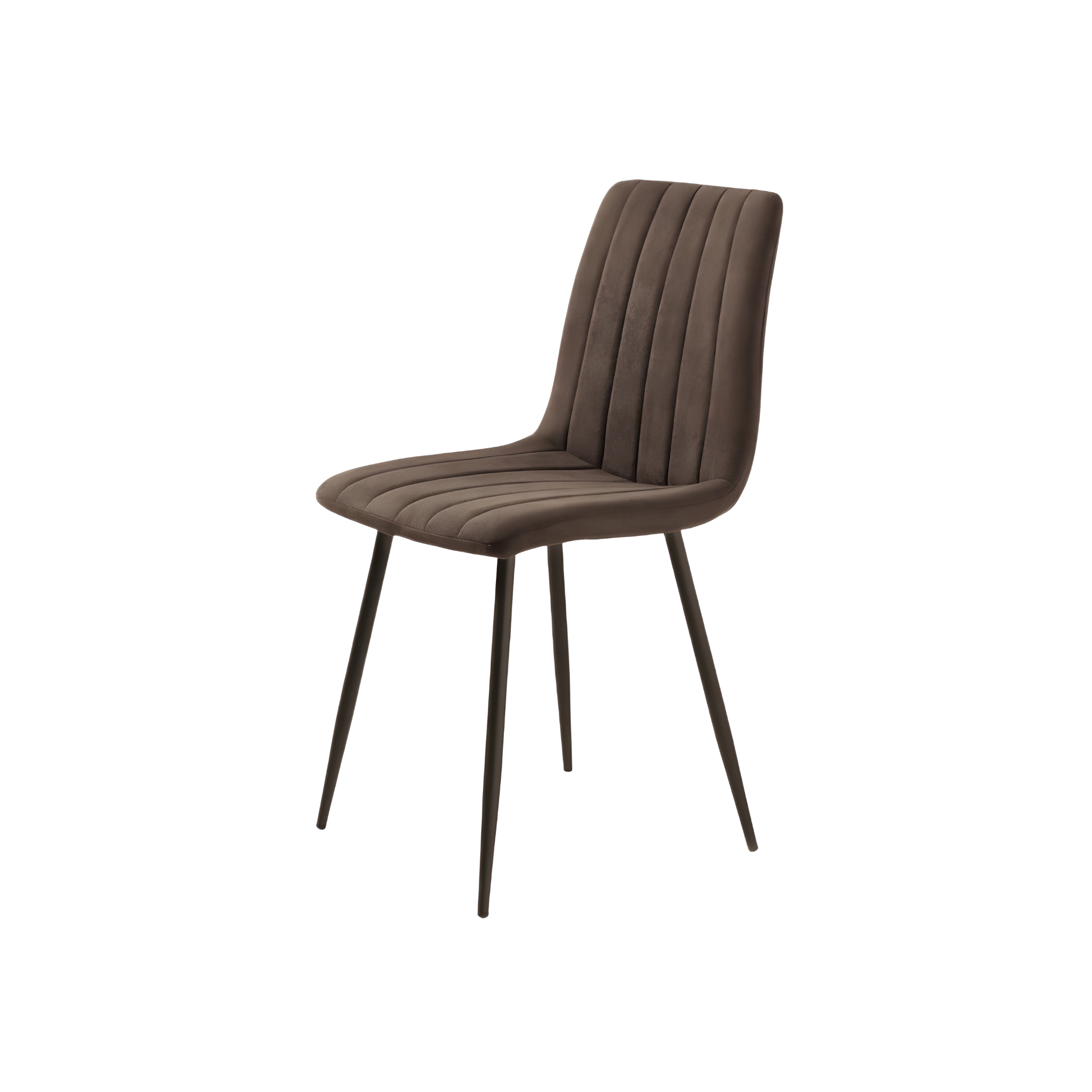 Set of modern dining chairs in "Palmer" fabric padded cm 45x54 88h