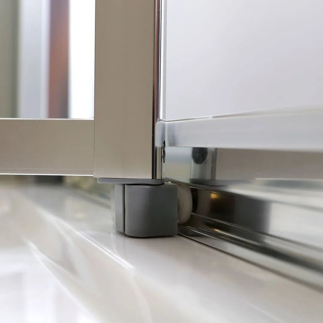 Porta doccia nicchia salvaspazio "Sospiro" moderna con apertura a libro h 195 cm - MondoViro