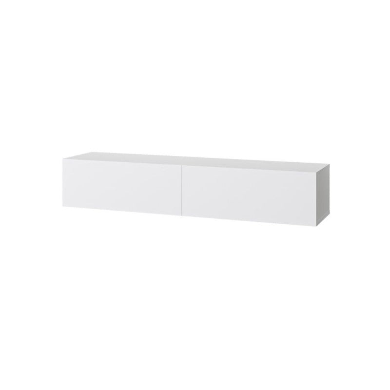 "Francy" suspended TV stand with drop-down door, 135x31 cm, 25 cm high