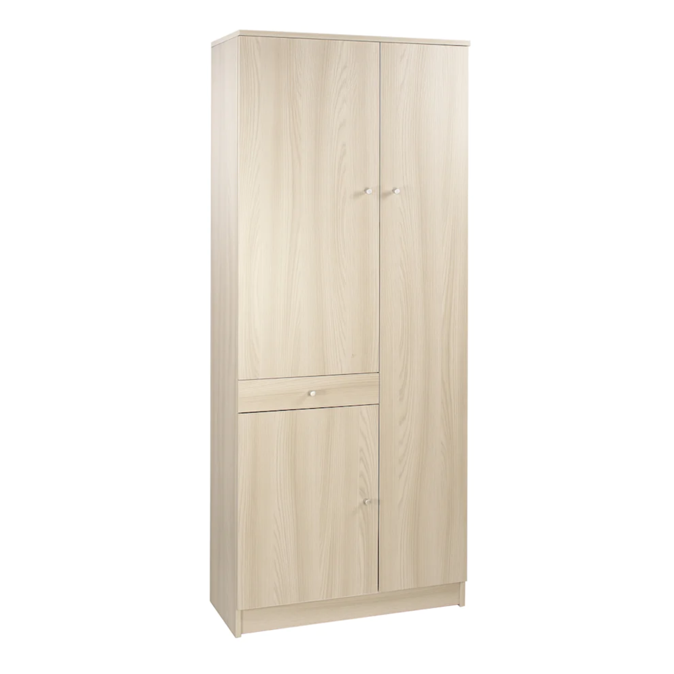 Wooden cabinet with 3 doors and 1 drawer, "Vanity" cm 77x34 183h