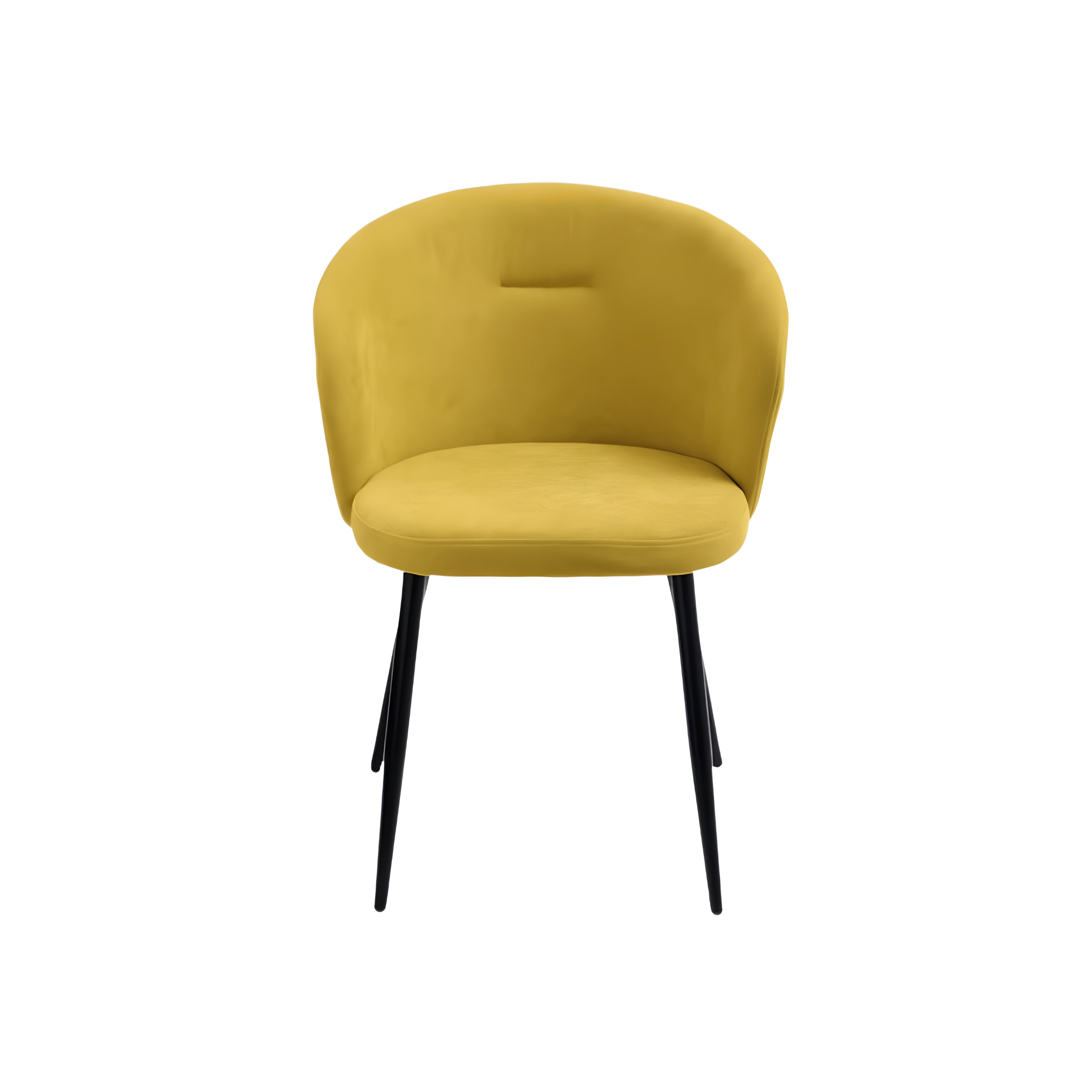 "Claris" dining chair set in padded fabric, 56x55 cm, 78h