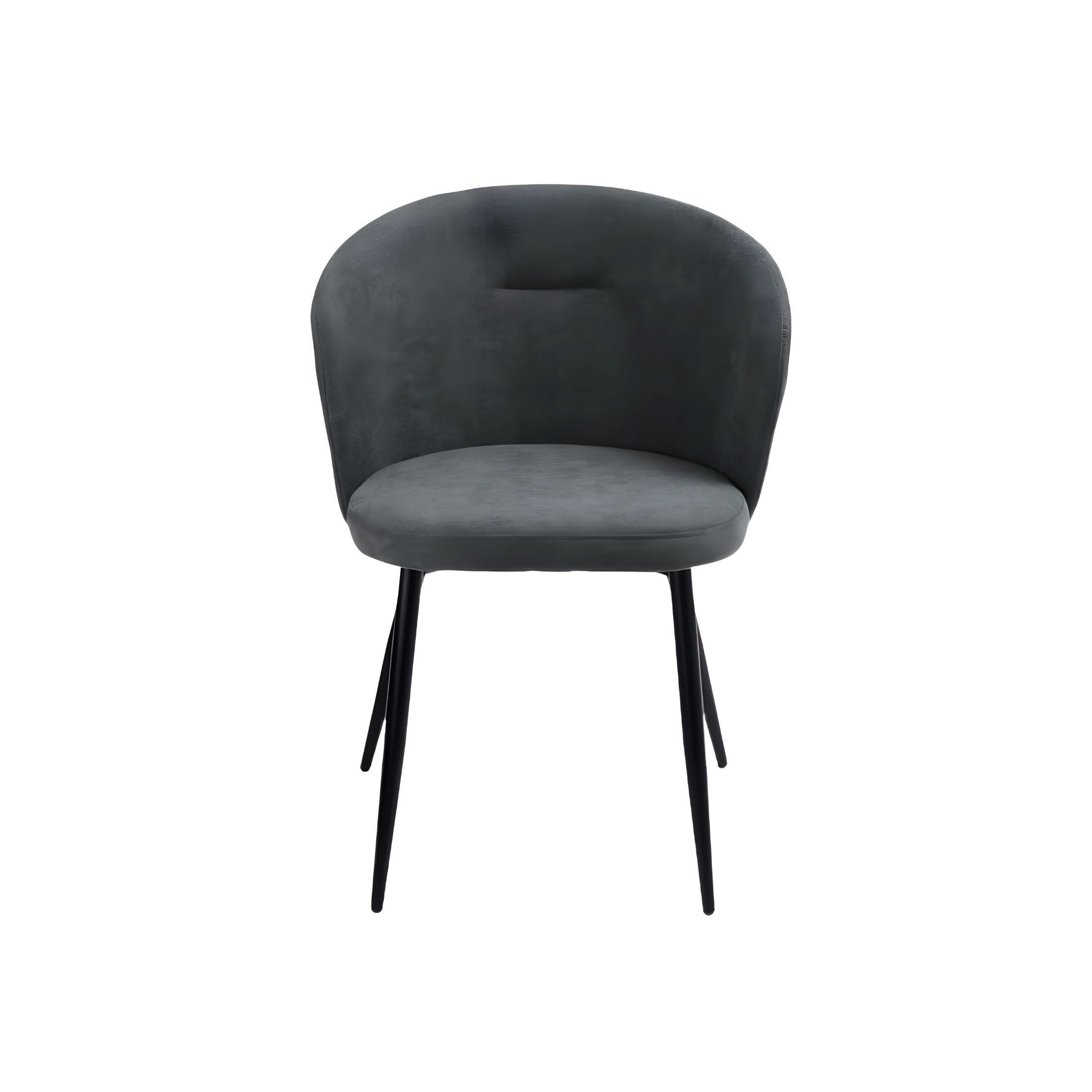 "Claris" dining chair set in padded fabric, 56x55 cm, 78h