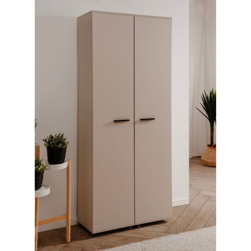 Scarpiera ingresso slim 2 ante "Lugo" in legno 5 scomparti salvaspazio - MondoViro