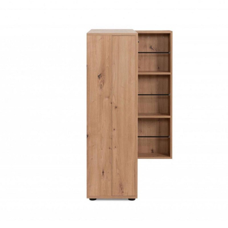 Scarpiera bassa 2 ante "Satos" salvaspazio 8 ripiani da soggiorno - MondoViro