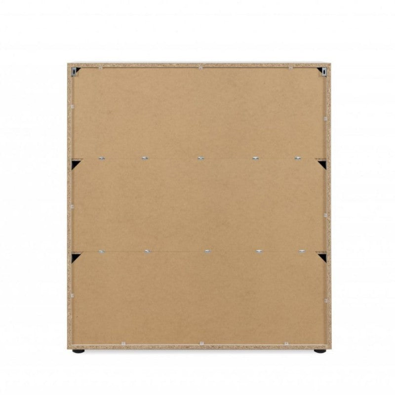 "Satos" space-saving 2-door low shoe rack with 8 shelves for the living room