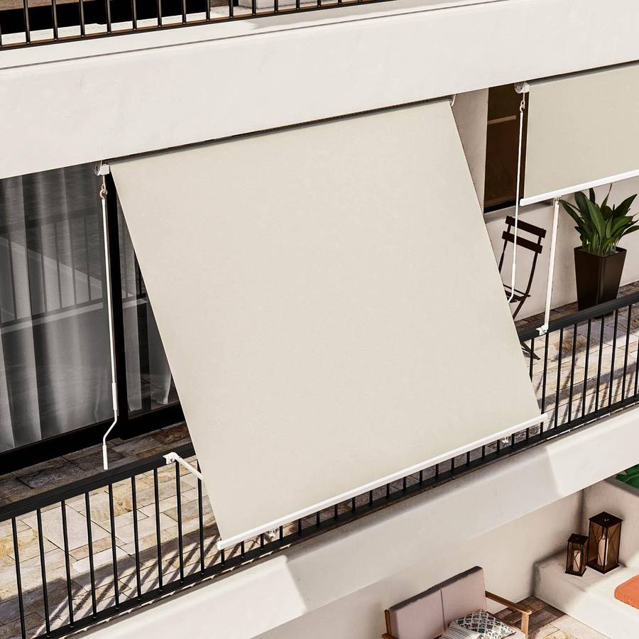 Tenda da sole per balconi con sistema a caduta cm 2,5x2,5 mt