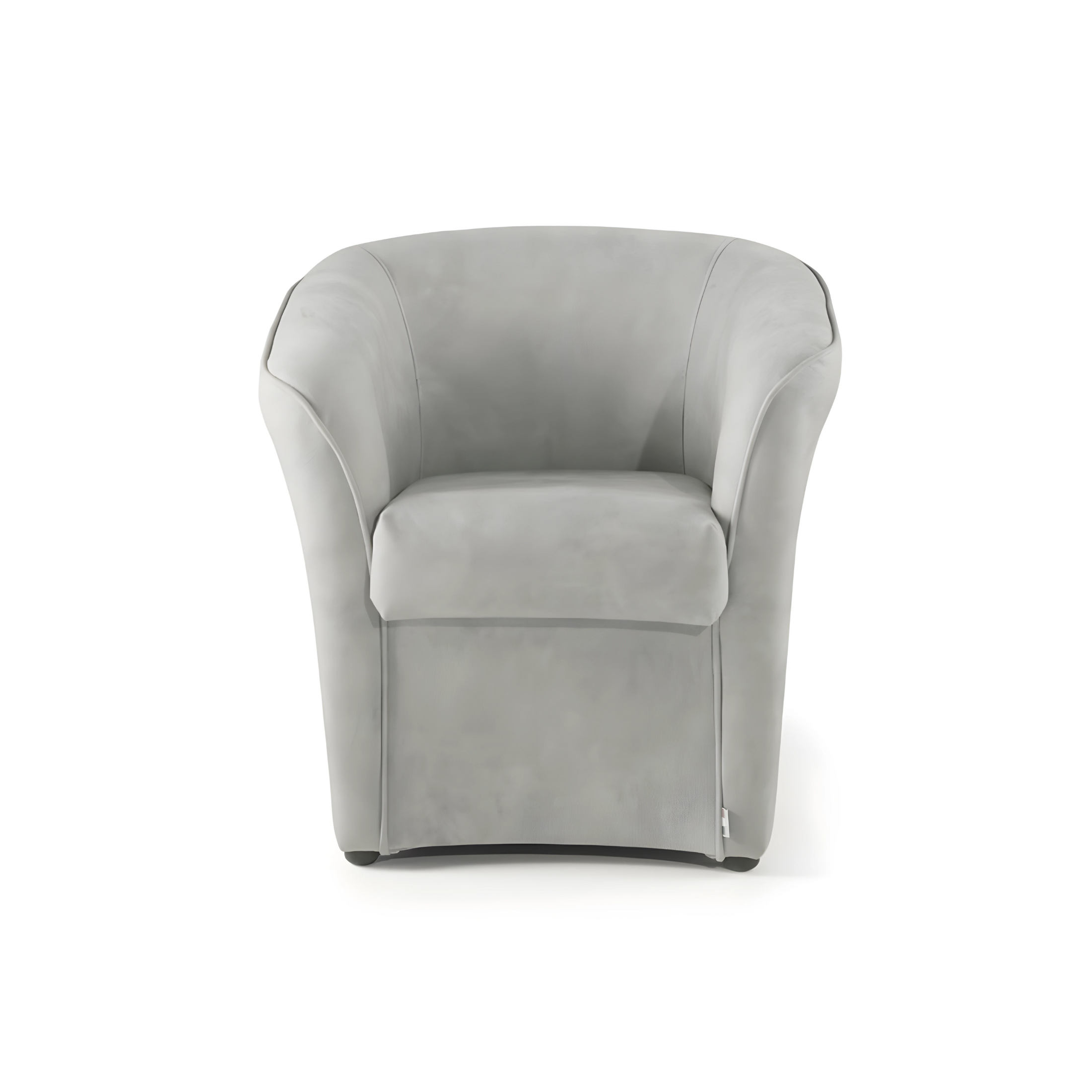 Modern "Dallas" nubuck leather living room armchair, 70x67 cm, 76h