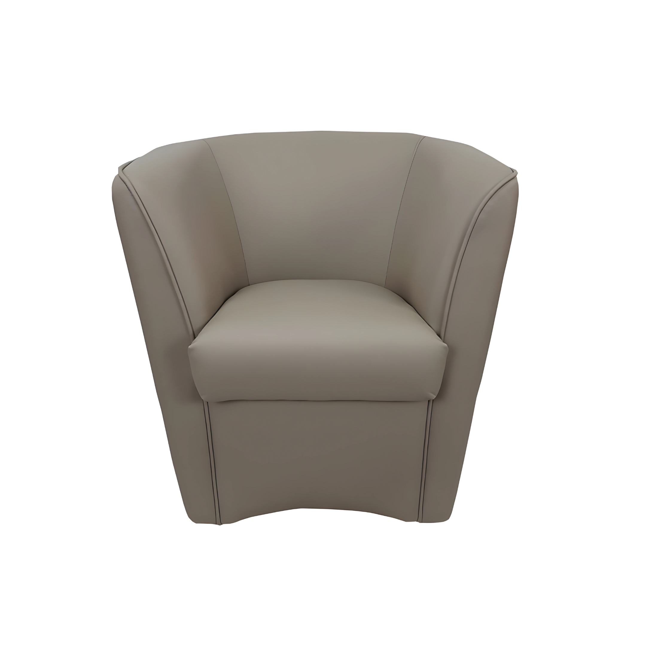 Elegante sillón moderno "Dallas" de ecopiel, 70x67 cm, 76h